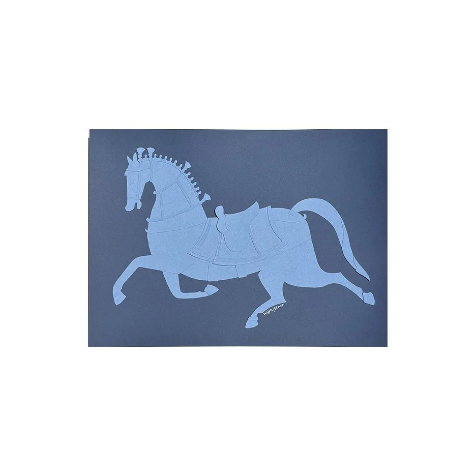Penrose Patchouli- Papercut Horse by Alyssa Jill Harris from Willa Heart.jpg