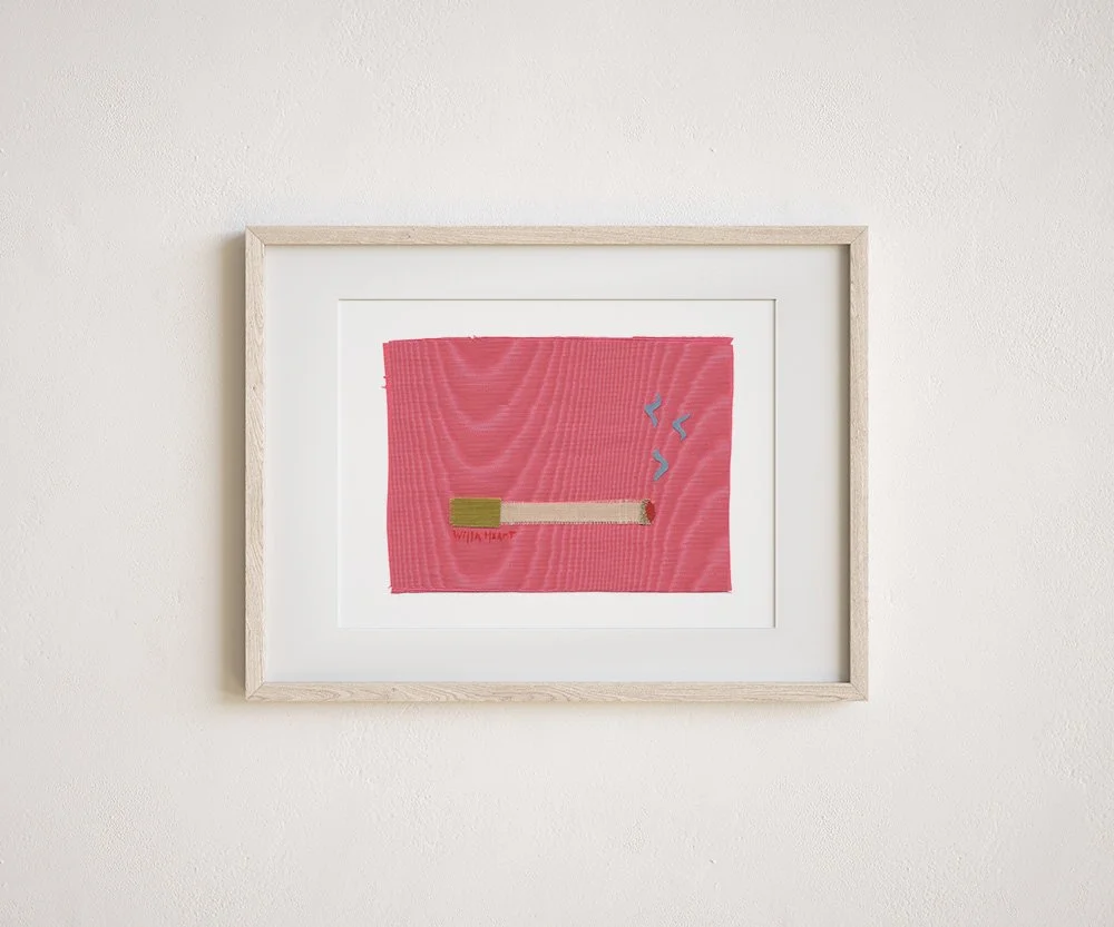 Fanny the fabric cigarette art print by willa heart.jpg