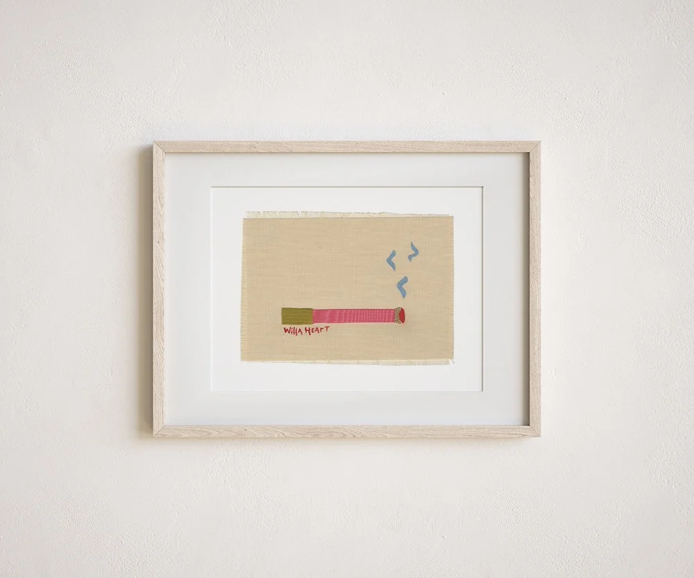 Frank the fabric cigarette art print by willa heart.jpg