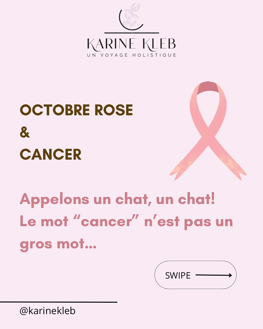 🎀OCTOBRE ROSE🎀
🕊️J’ai choisi de parler en fin d’octobre, quand les paillettes s’éteignent et que reste la réalité.
Je constate avec tristesse qu’aujourd’hui, certaines histoires de cancer semblen