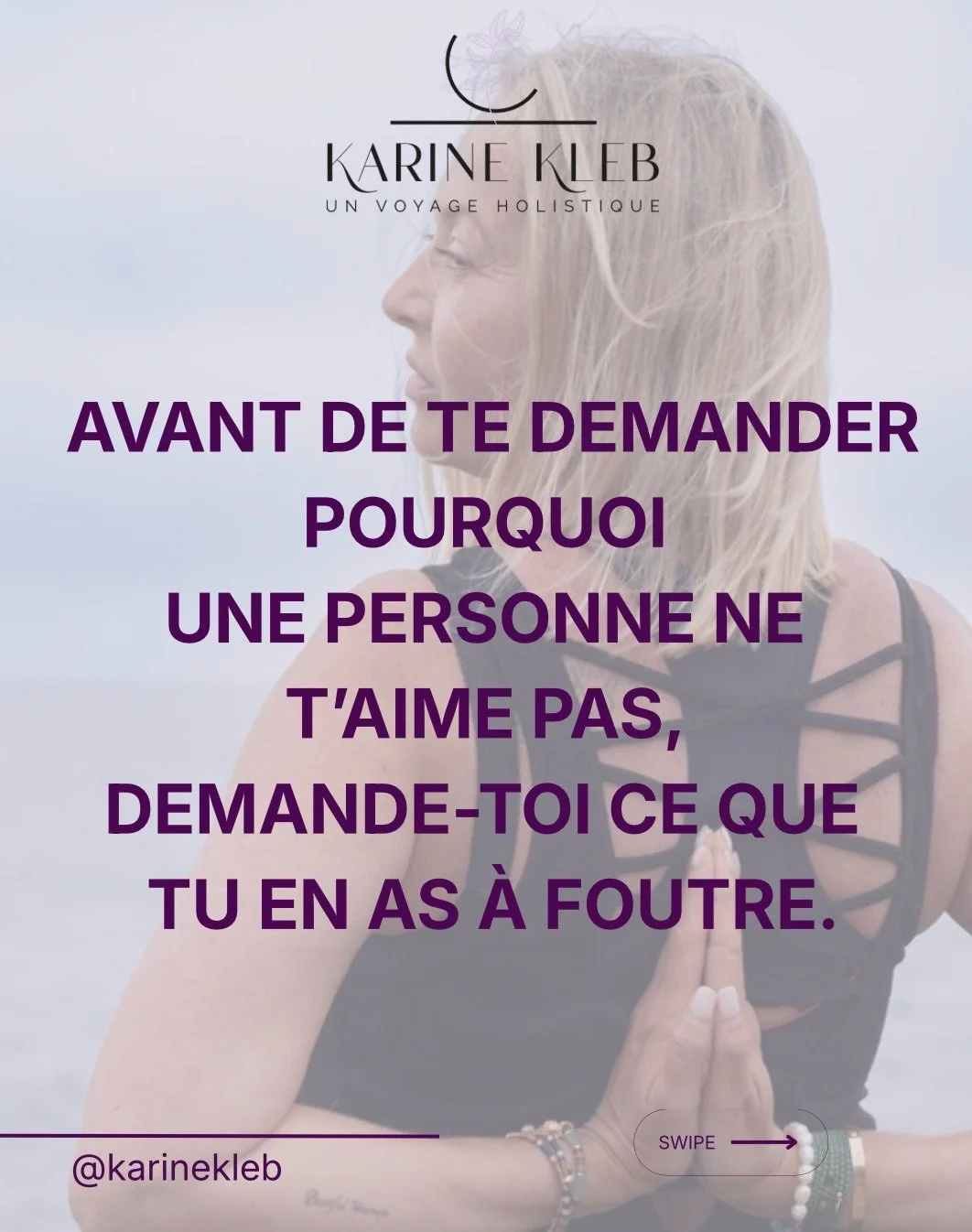 🎁BREAK THE BOX🥊

🇫🇷Avant de te demander pourquoi quelqu&rsquo;un ne t&rsquo;aime pas, demande-toi ce que tu en as &agrave; foutre.

😳Souvent, le regard des autres nous p&egrave;se&hellip; et nous fa&ccedil;onne, m&ecirc;me inconsciemment.
On se 