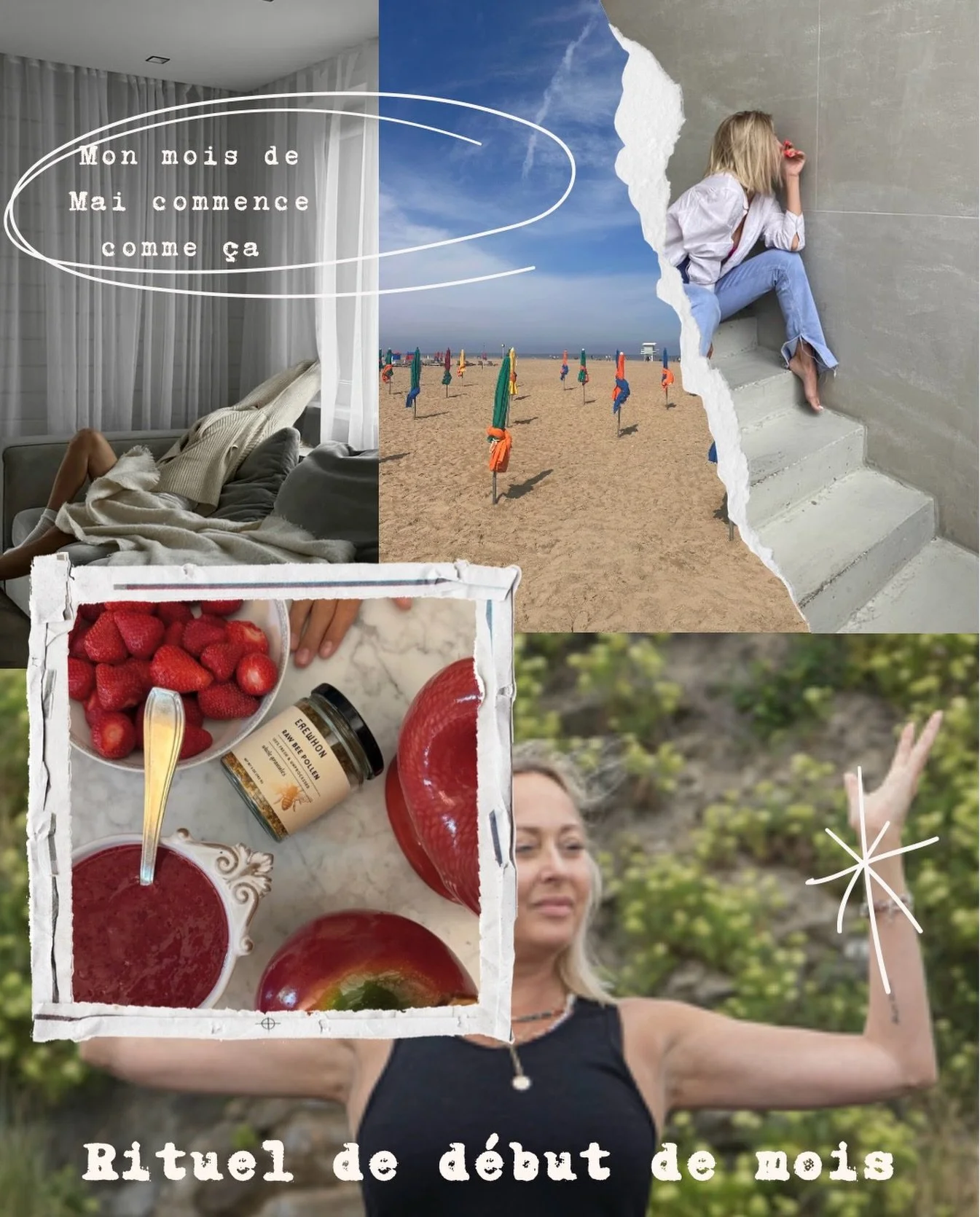 🍀 MONTHLY RITUAL 🍀
🇫🇷 Rituel de d&eacute;but de mois

🌸 Prends 10 minutes.
Un carnet, un stylo, et un peu de pr&eacute;sence.

✍🏻 R&eacute;ponds &agrave; ces 3 questions :
&ndash; qu&rsquo;est-ce que je garde dans ma vie en ce moment ?
&ndash; 