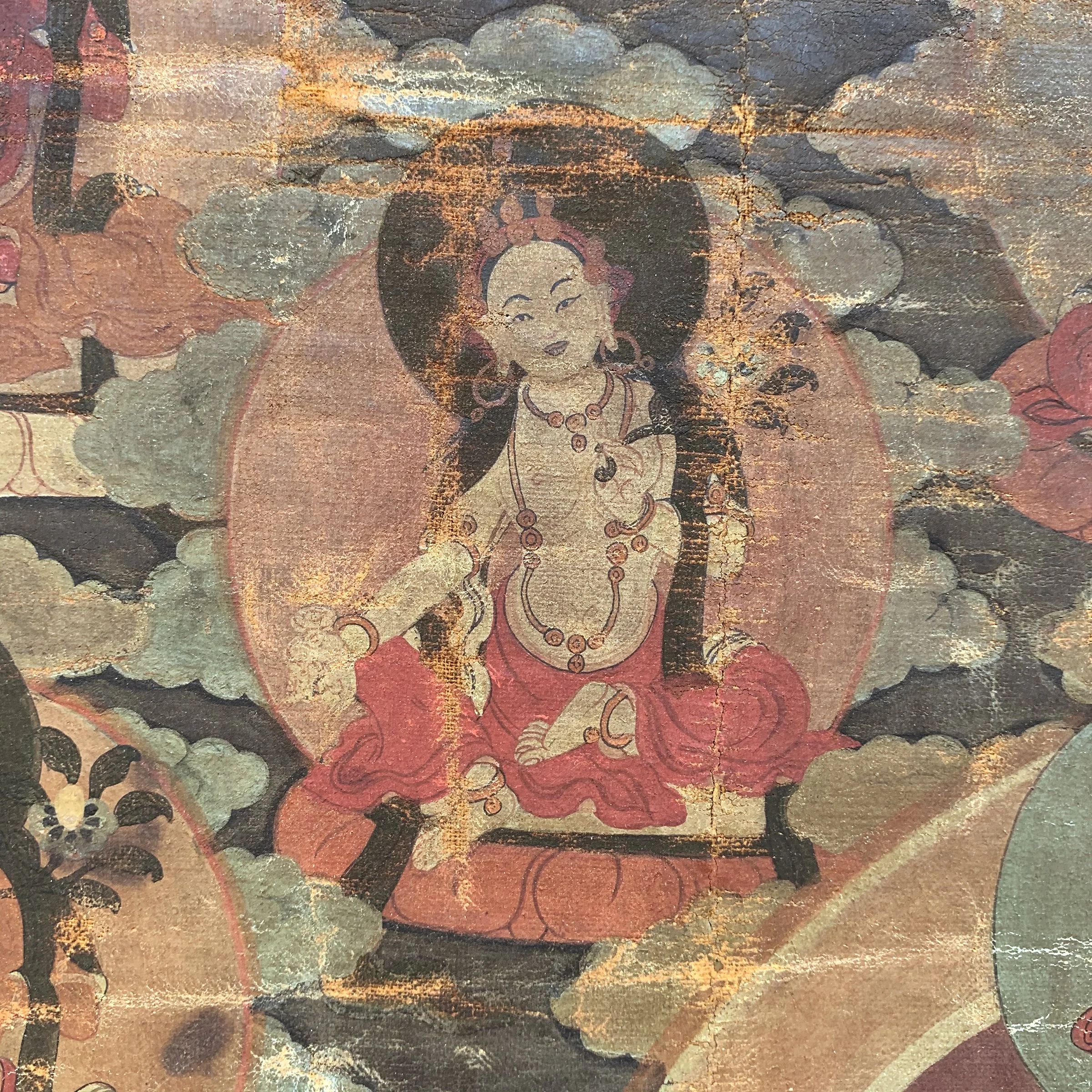 18th Century Tibetan Thangka with Green Tara 6.jpg