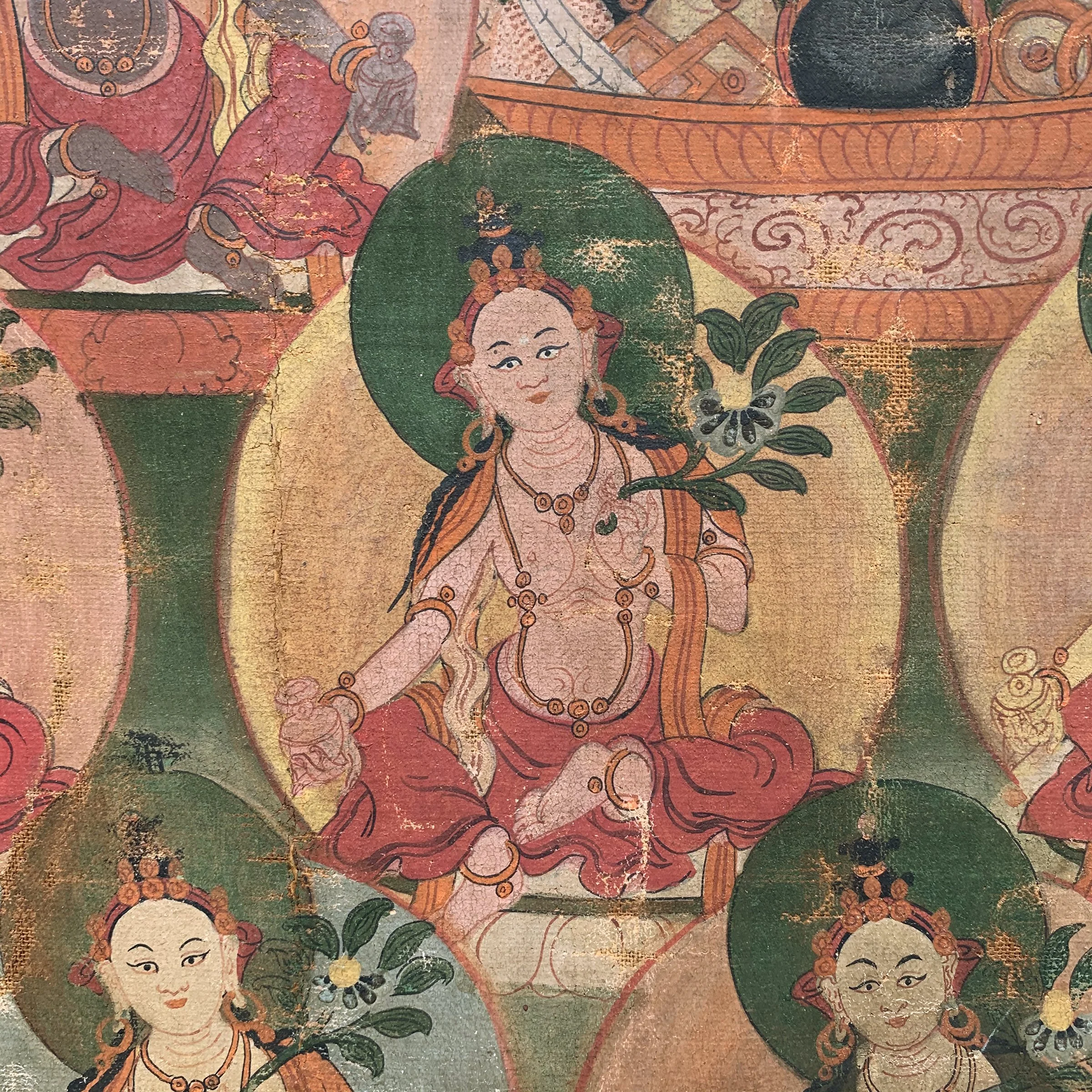18th Century Tibetan Thangka with Green Tara 7.jpg