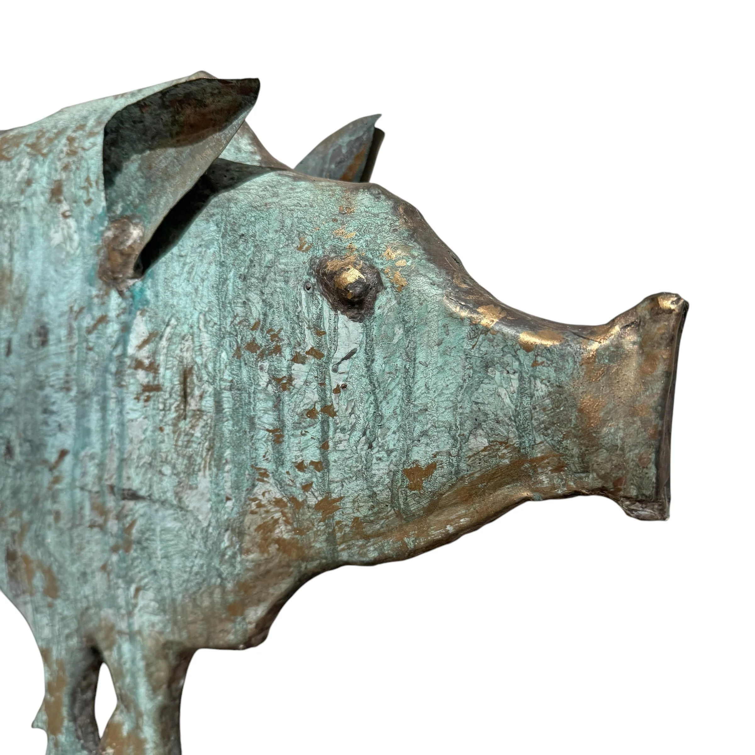 Mid-Late 20th Century American Copper Pig Weathervane — RIGHT | PROPER
