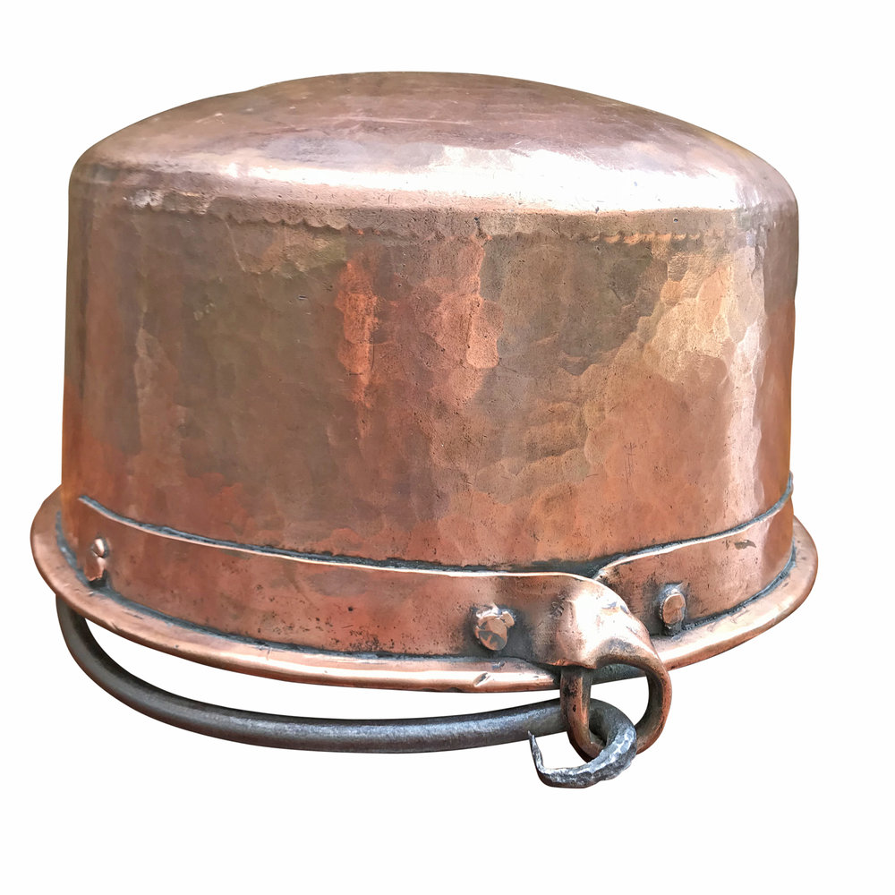 Early 20th Century American Copper Confectioner's Pot — RIGHT