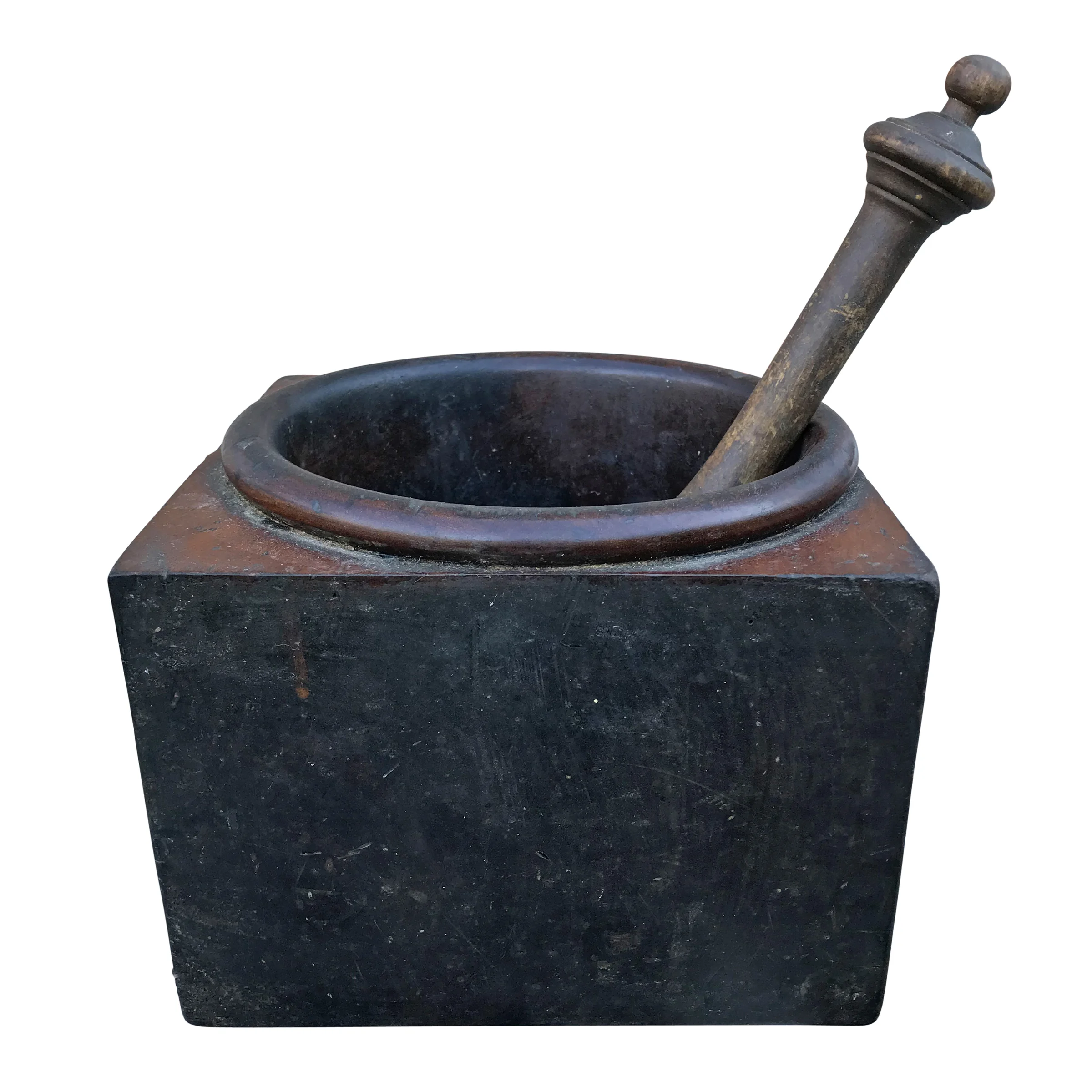 19th Century Kitchen Mortar and Pestle