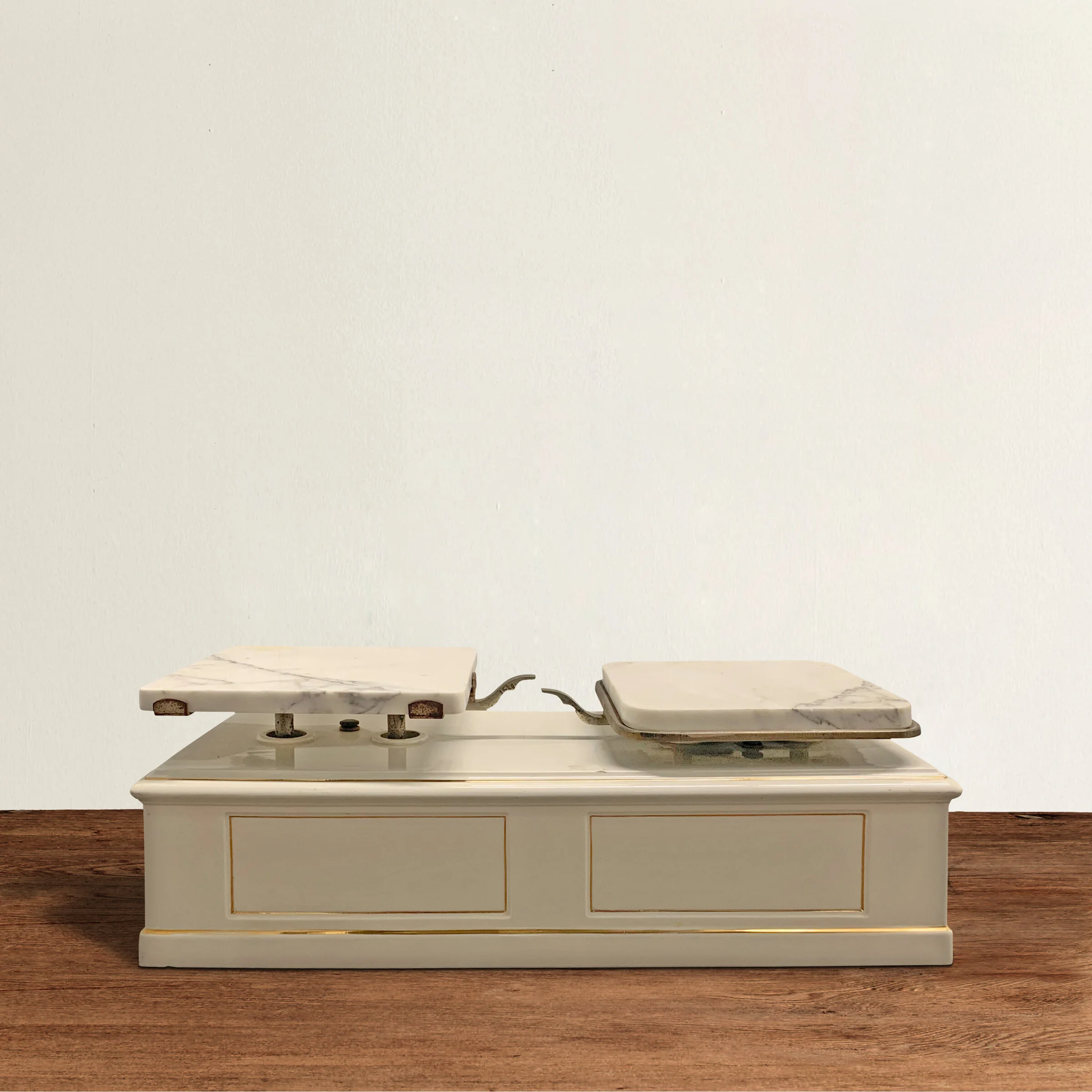 French Porcelain Baker's Scale