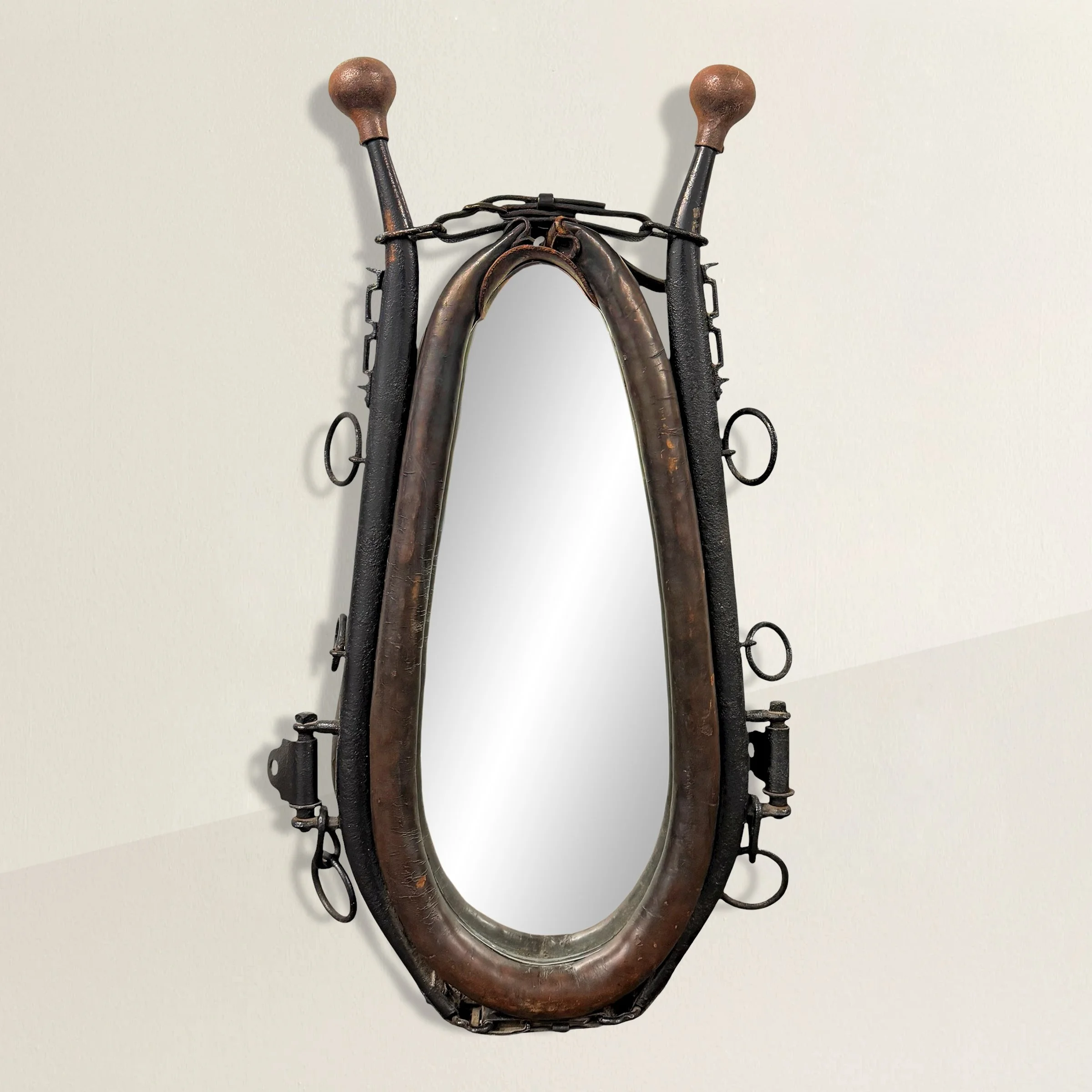 Horse Collar Framed Mirror.jpg