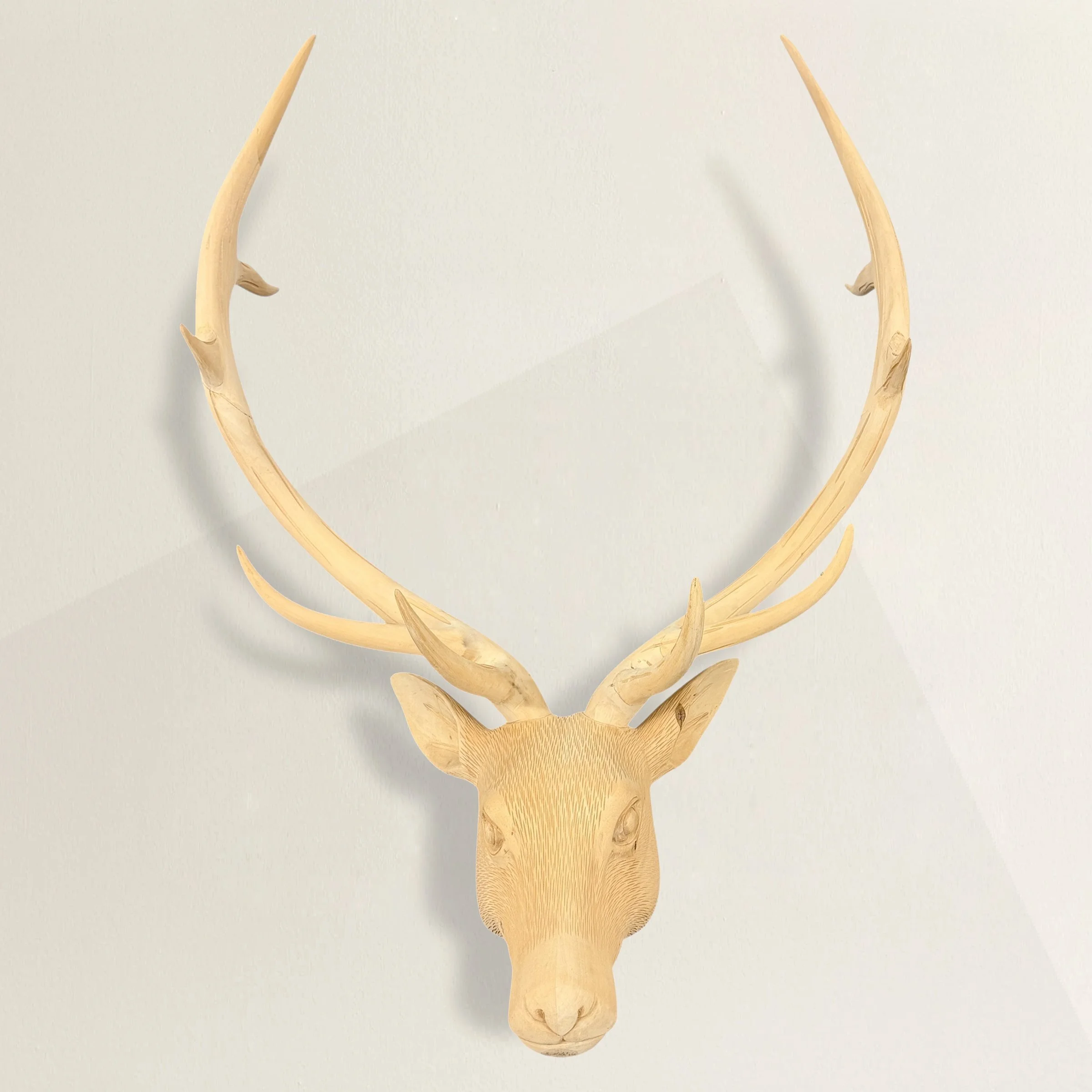 Carved Wood Elk Head.jpg
