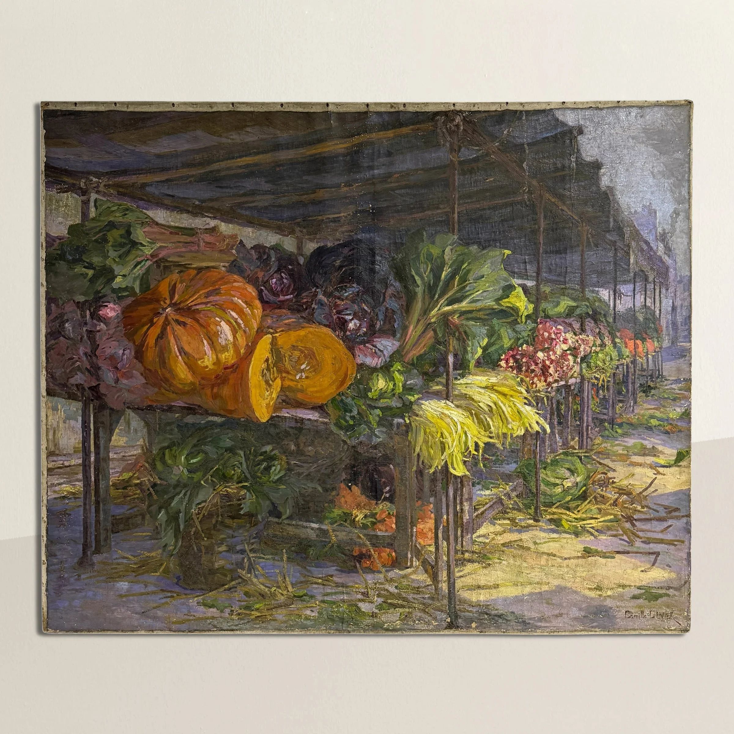 19th Century French Market Painting.jpg