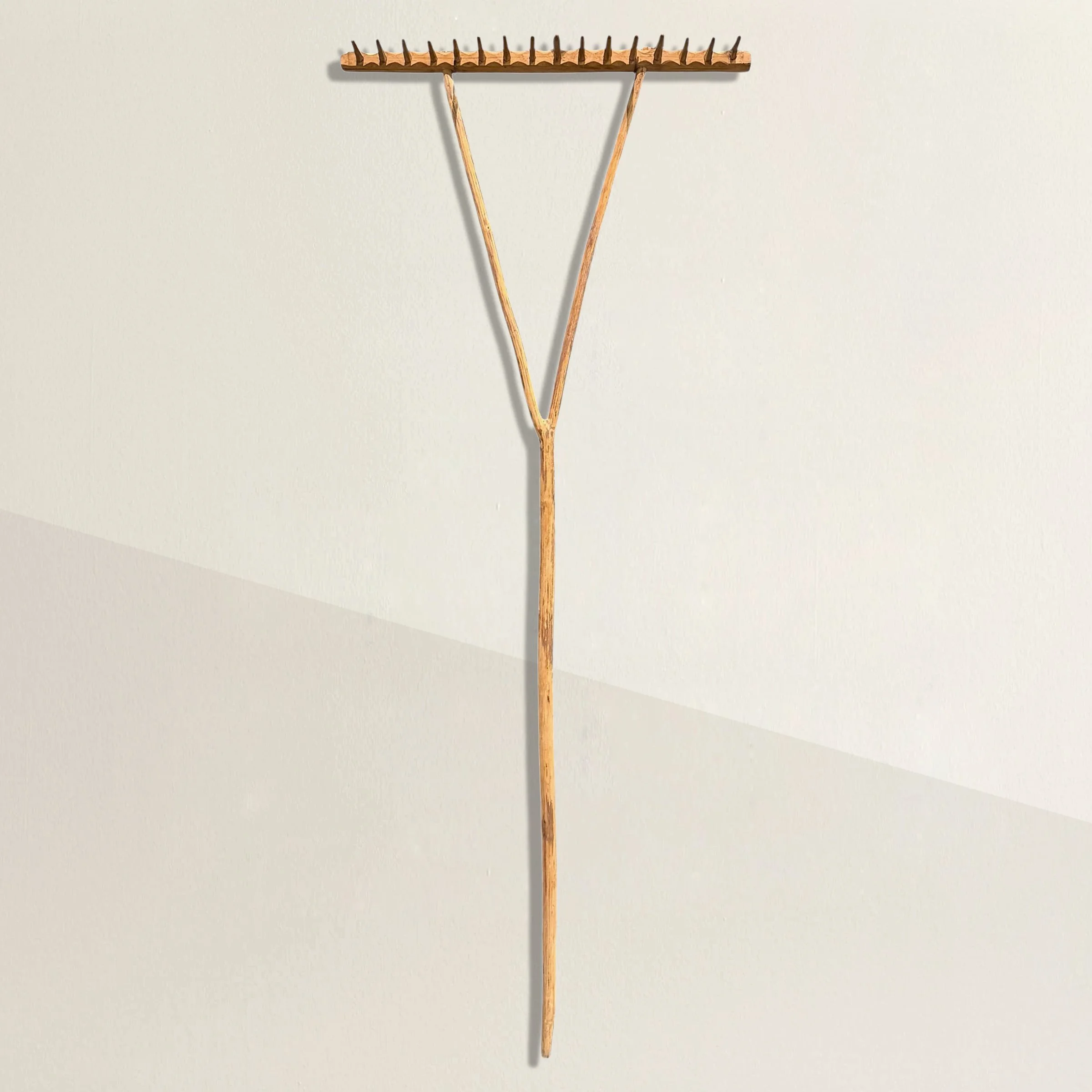 19th Century Hay Rack on Custom Wall Mount.jpg