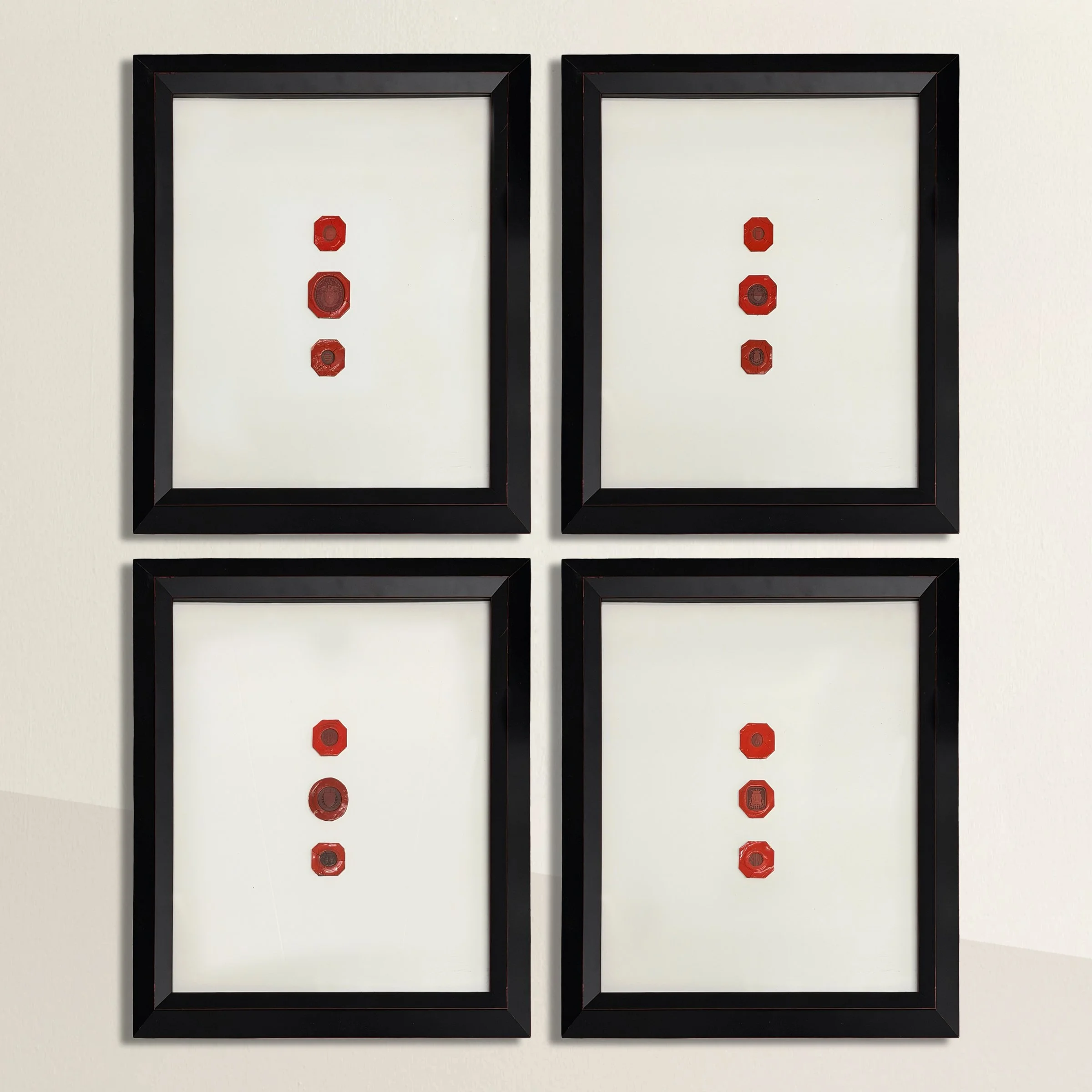 Set of 12 Framed Was Seals.jpg