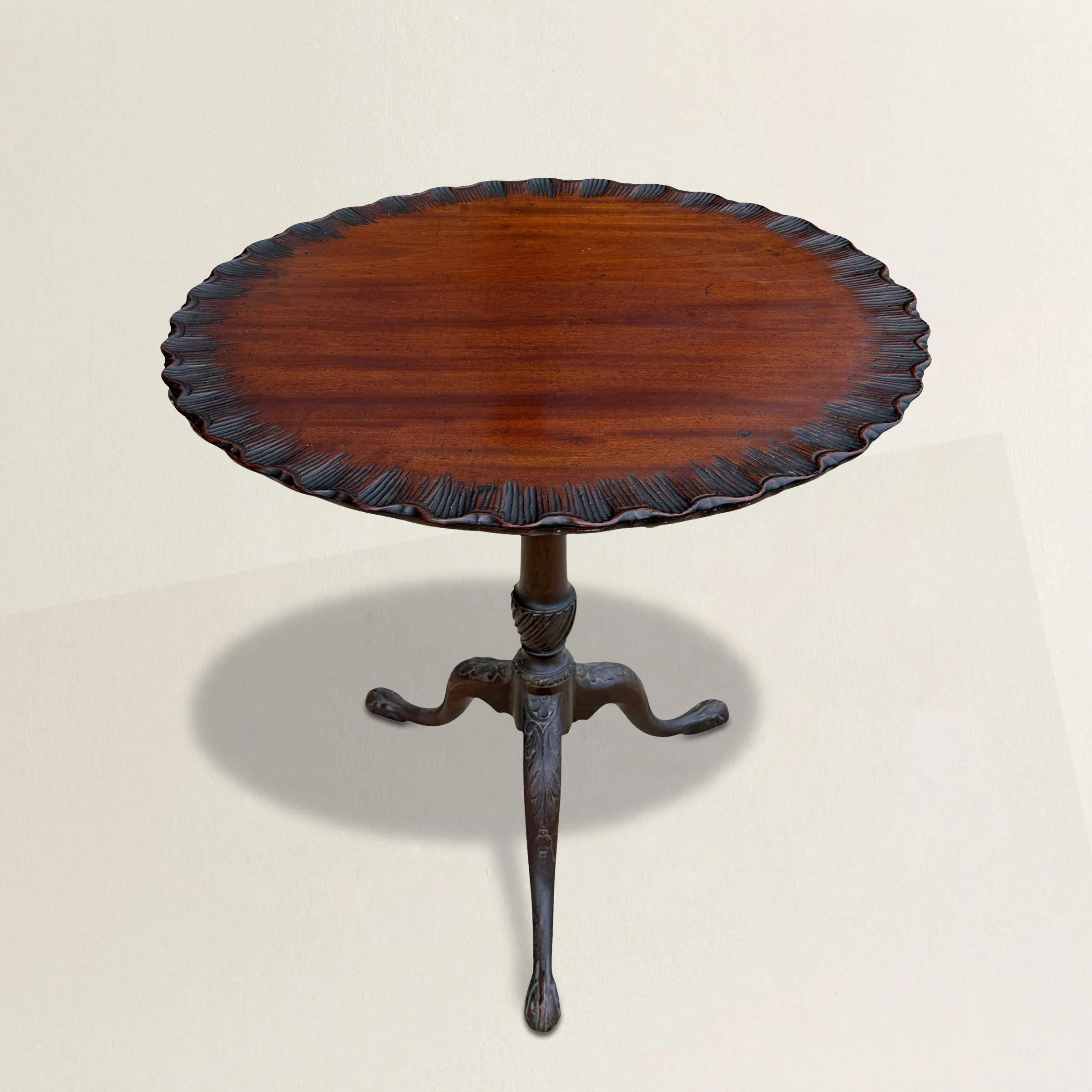 18th Century English Pie Top Drop Leaf Table.jpg