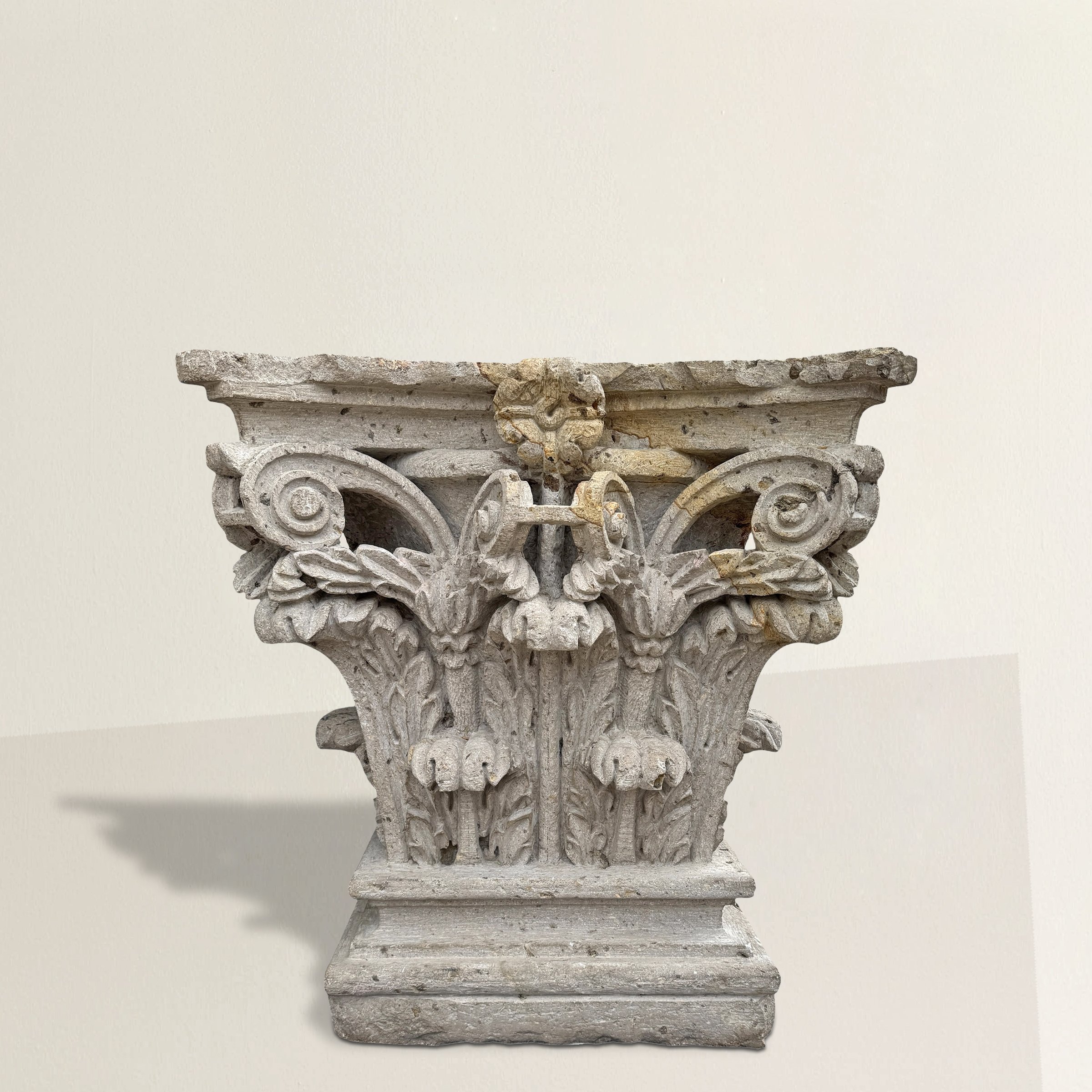 Limestone Corinthian Pilaster Capital.jpg