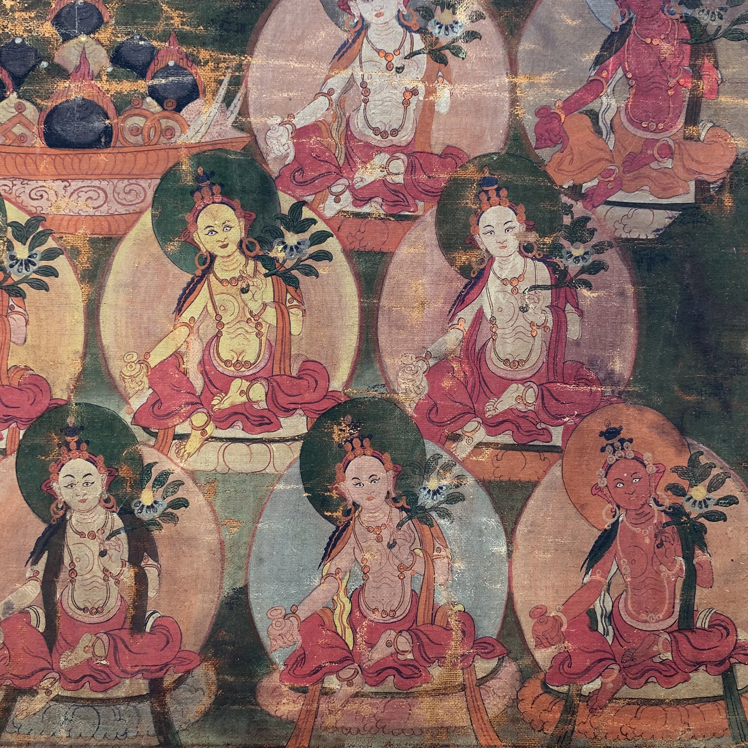 18th Century Tibetan Thangka with Green Tara 4.jpg