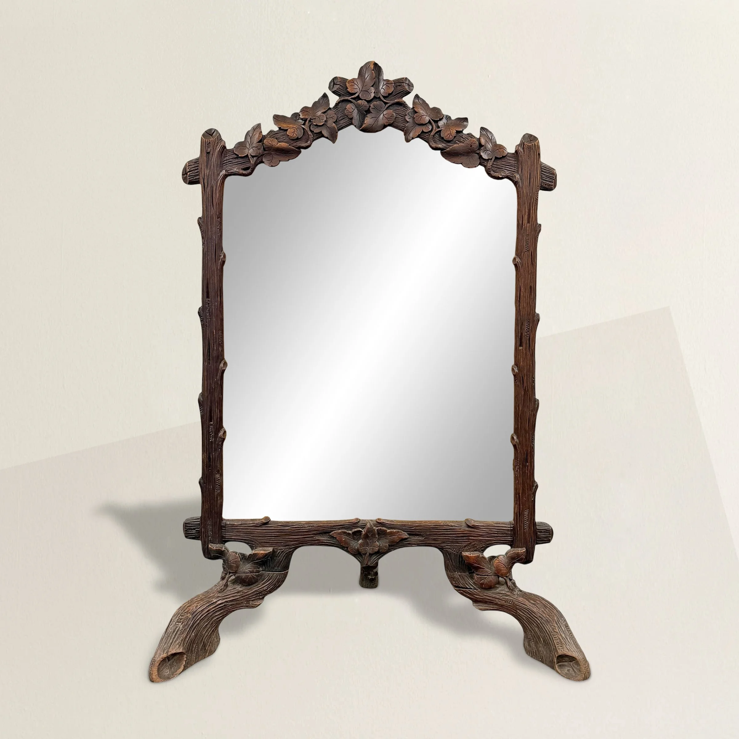 19th Century Swiss Black Forest Mirror.jpg