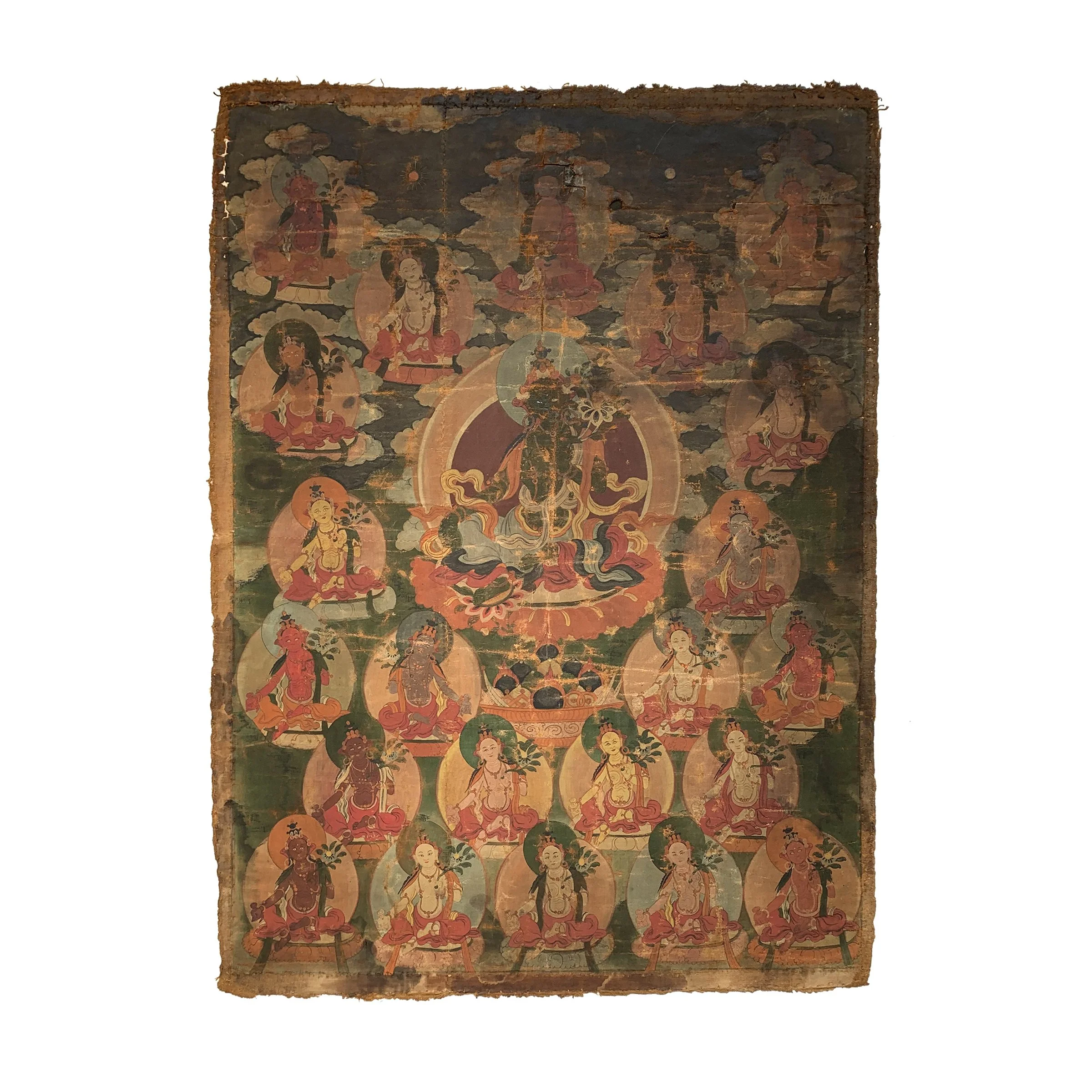 18th Century Tibetan Thangka with Green Tara 1.jpg