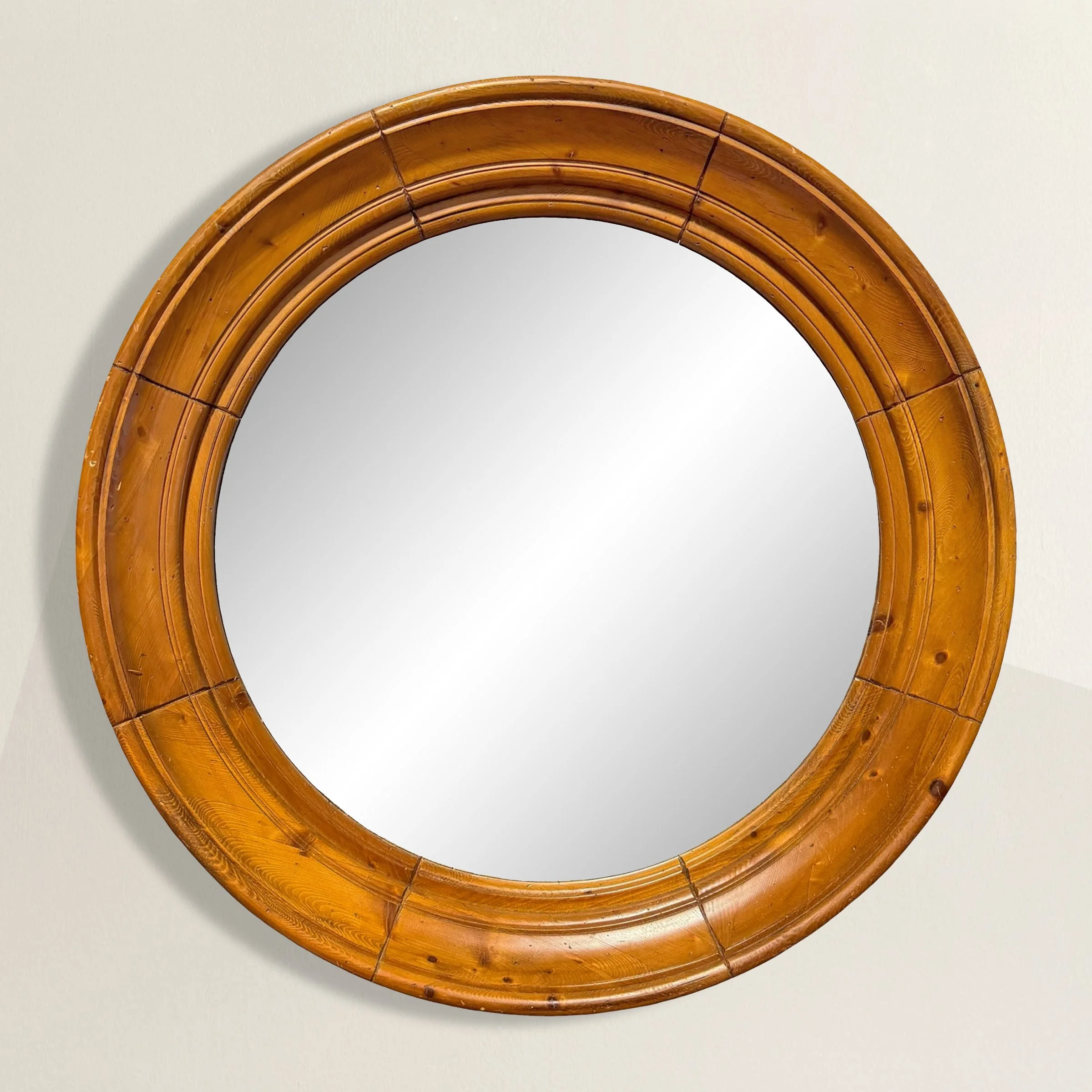 Rather Large Round Framed Mirror