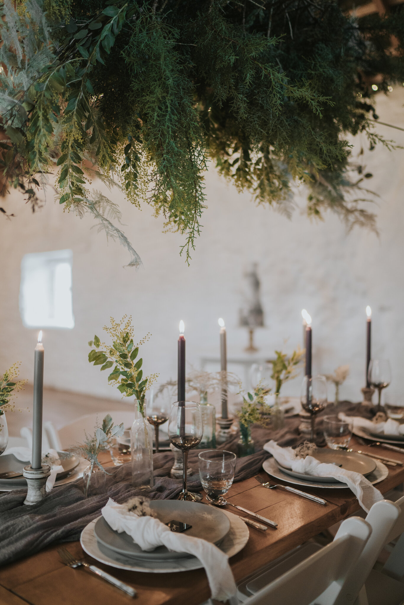 winter table styling