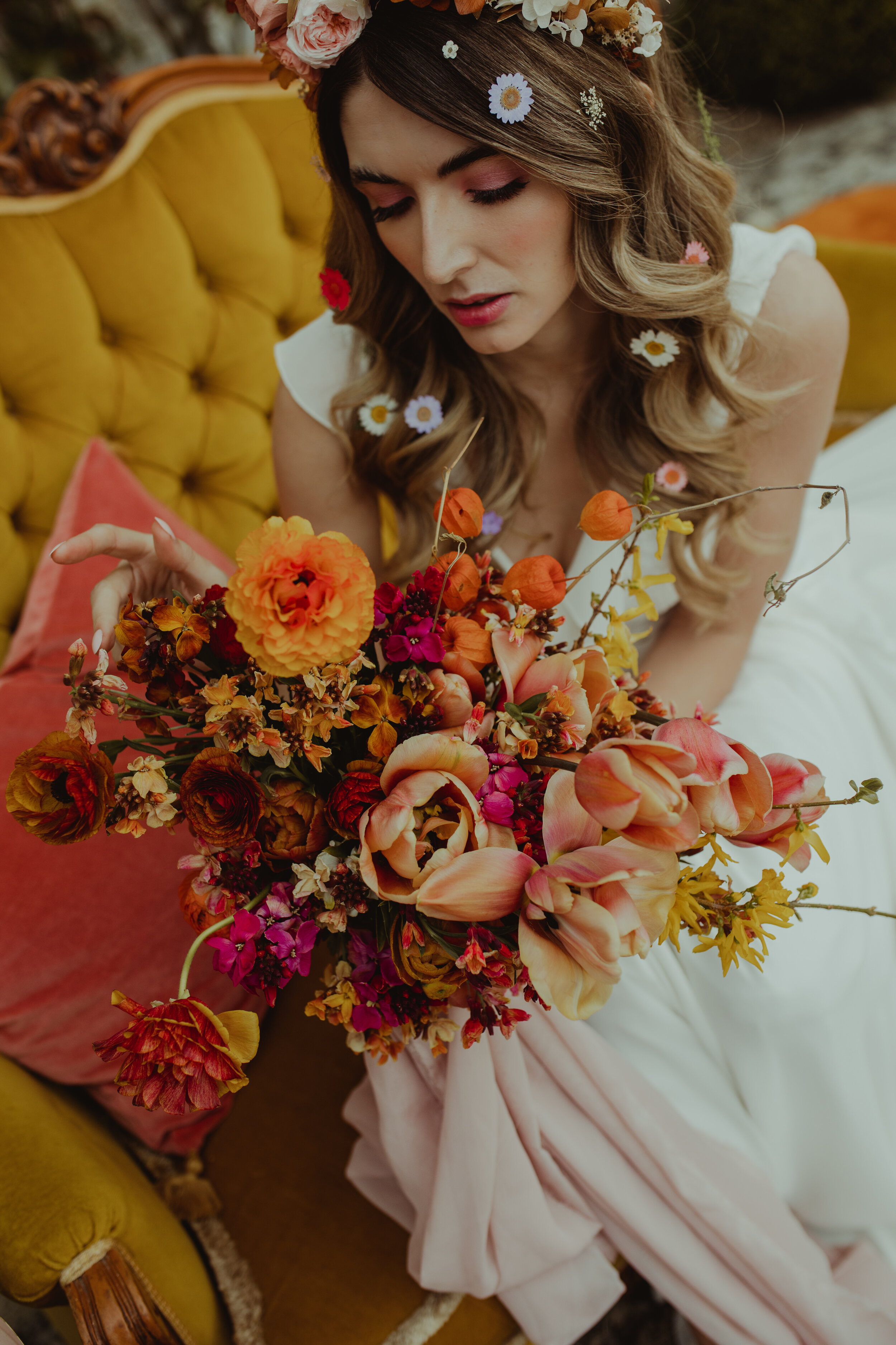 boho bright bouquet