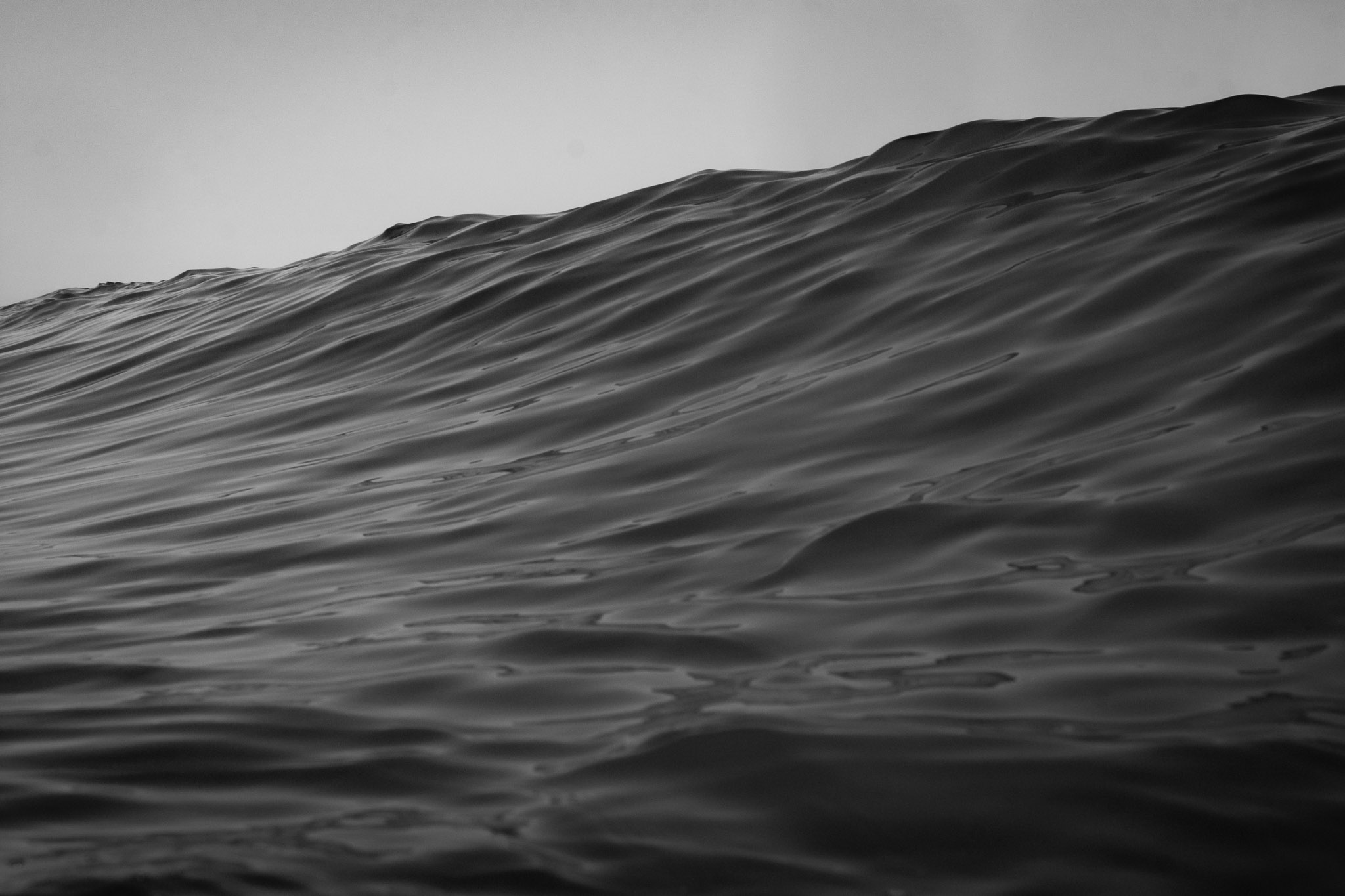One of the first black and white photographs I had taken of the ocean using the Aquatech housing.