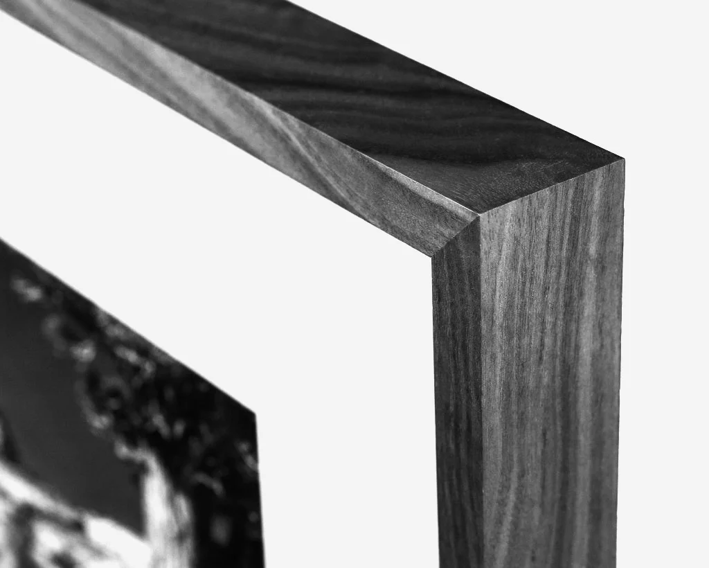 Black Maple Frame Corner Sample Photo by David Rathbone (Saw and Mitre)