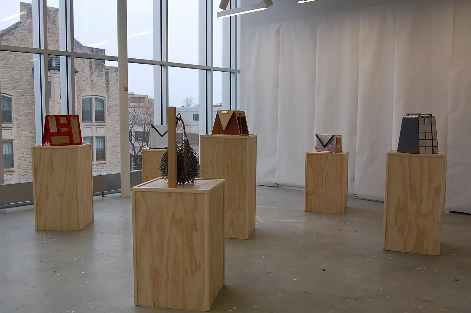 'Purses', recycled construction materials, 2013