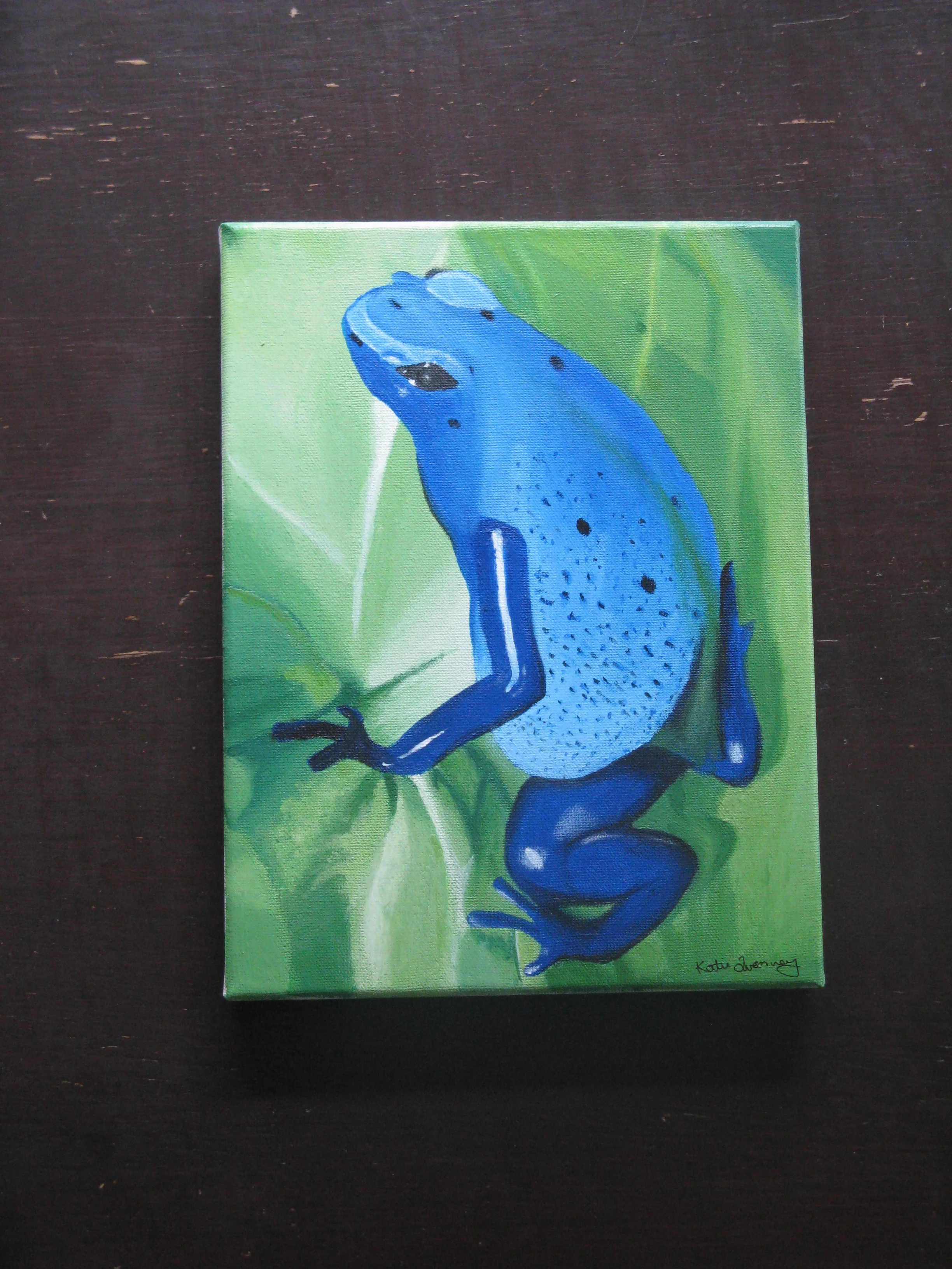 'Poisonious Beauty', acrylic paint on canvas. 2007.