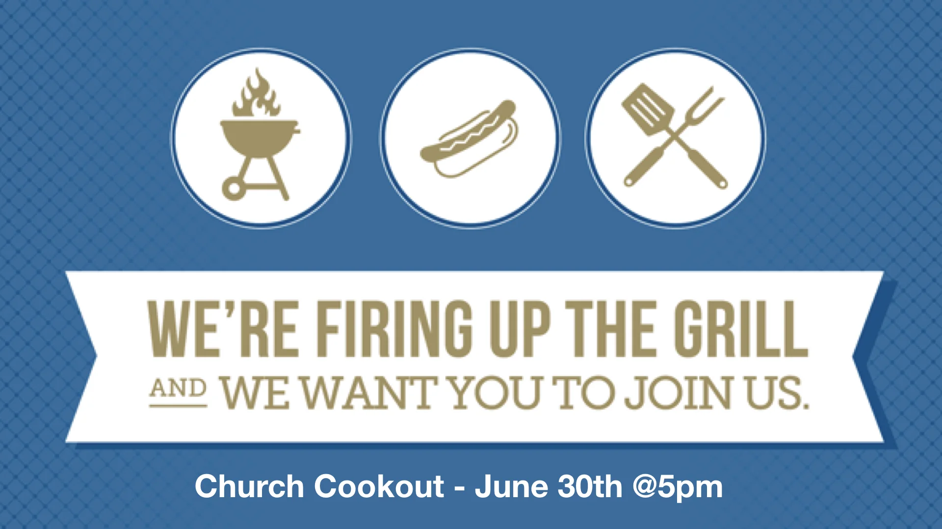 Fellowship meal with ice cream