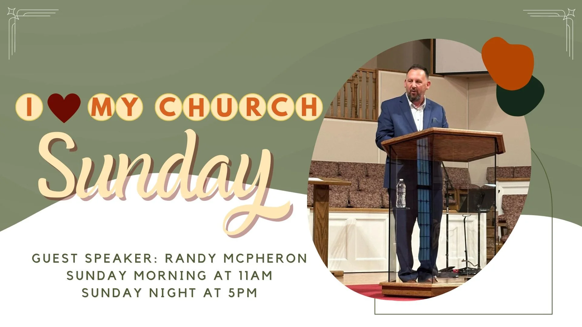 I Love My Church Sunday!