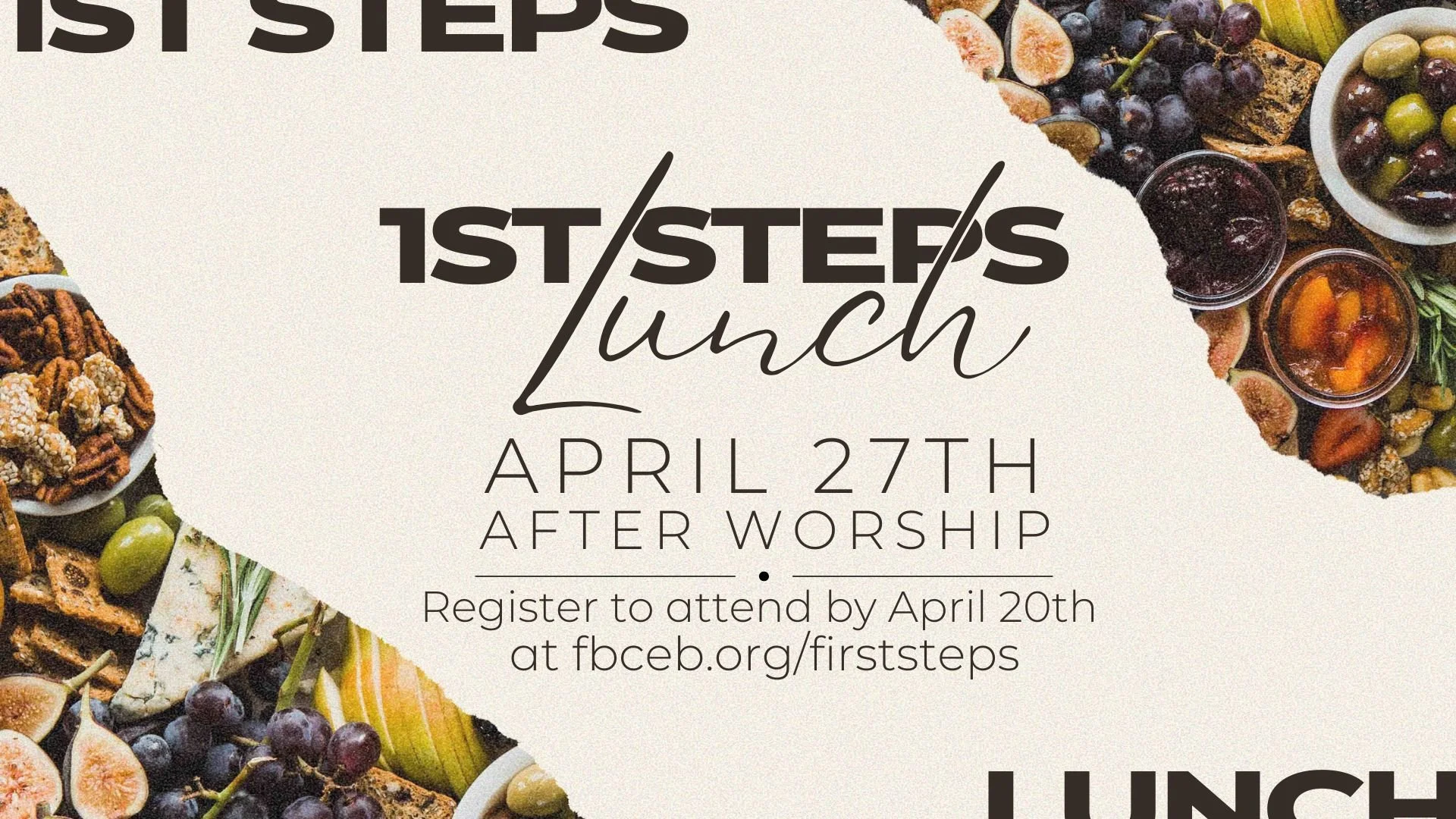 1st Steps Lunch