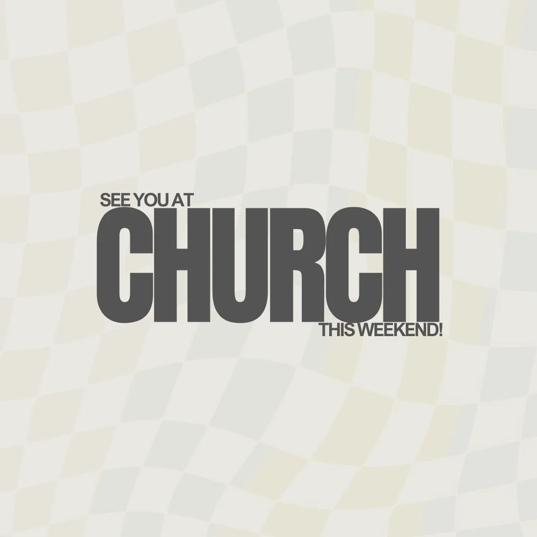 We can't wait for small groups tomorrow at 10 am! See you there!