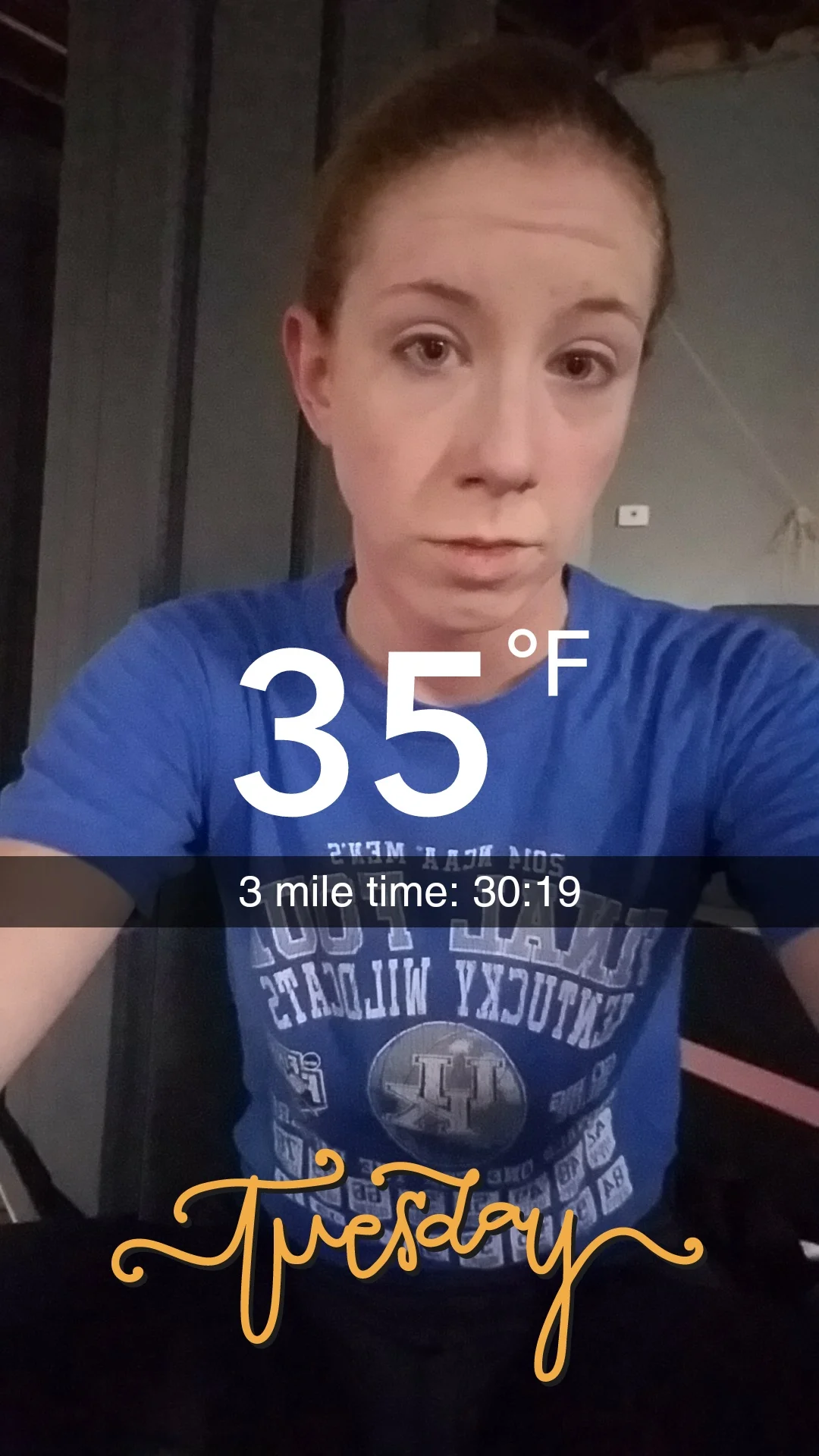 Literally the only picture I took last week. But hey, new record!