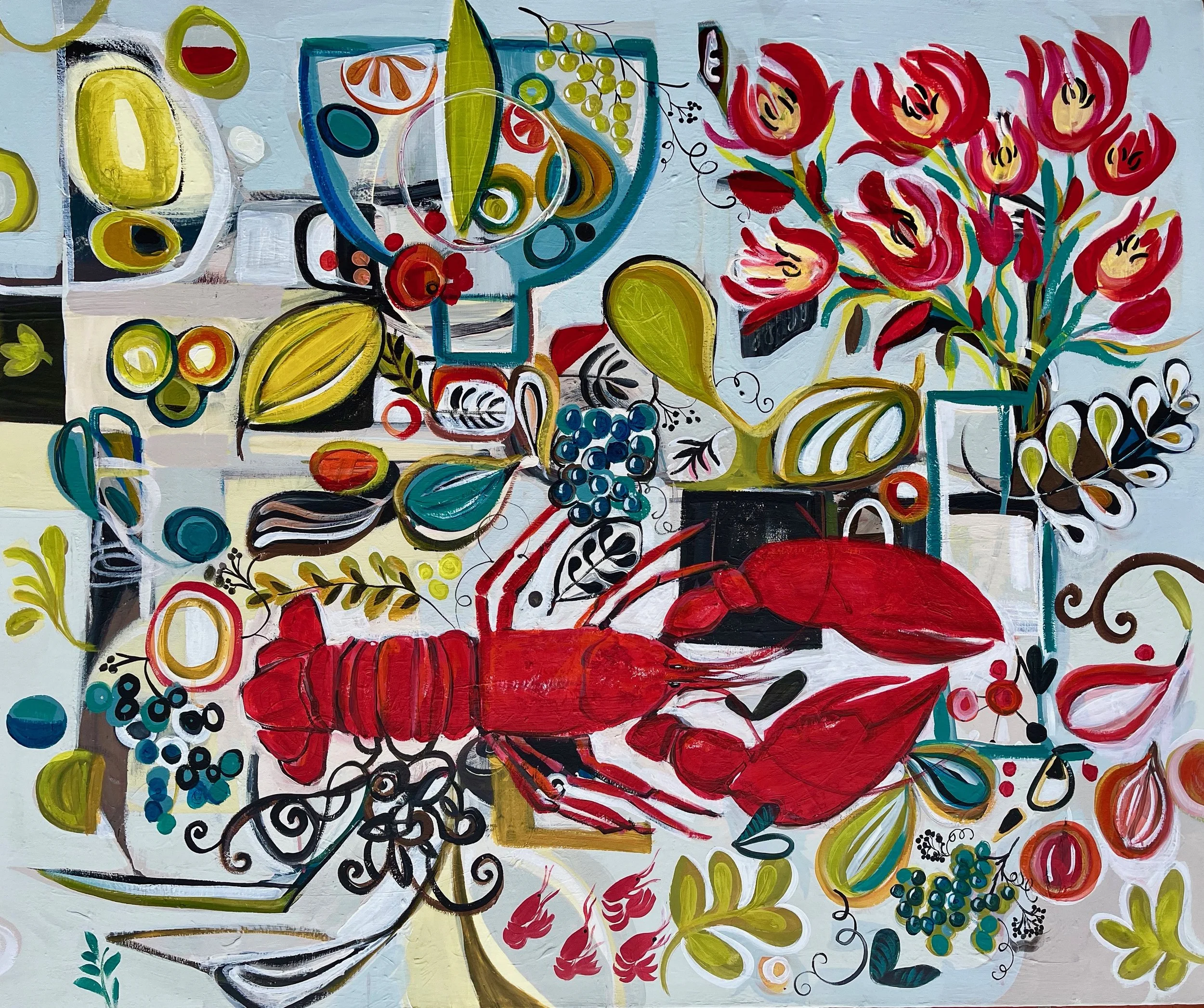 new creative kitchen acrylic on canvas 100x120cm .jpg