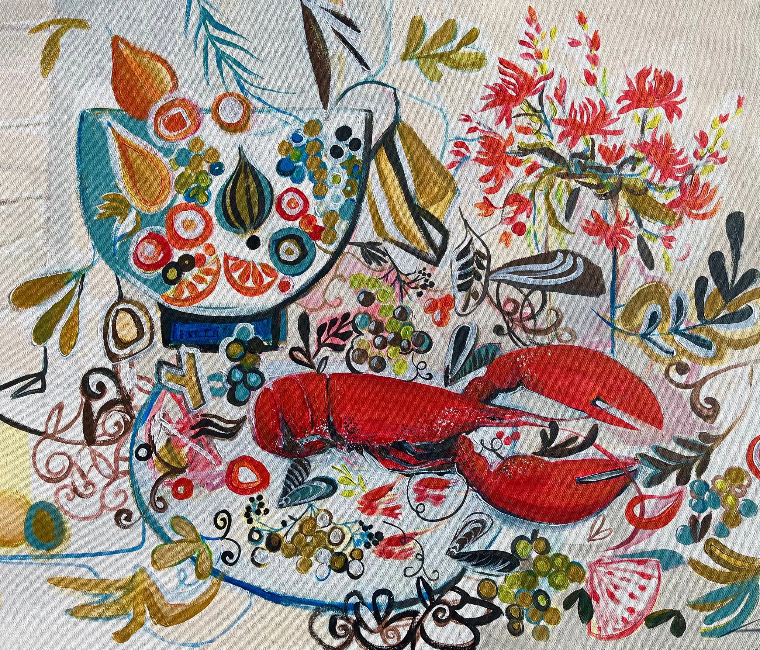 Kitchen Abundance acrylic on canvas 75x90cm £3200.jpg