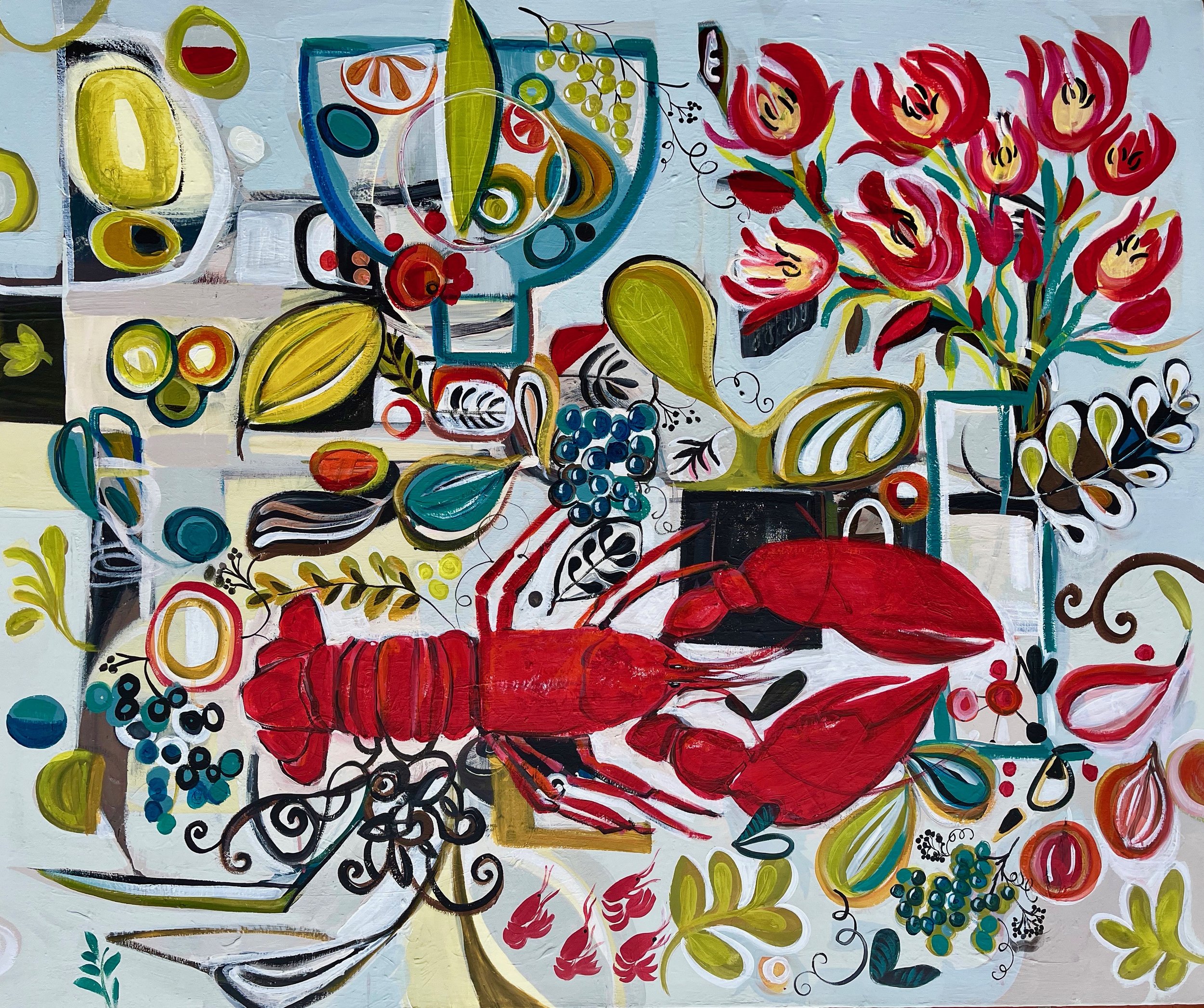 new creative kitchen acrylic on canvas 100x120cm .jpg