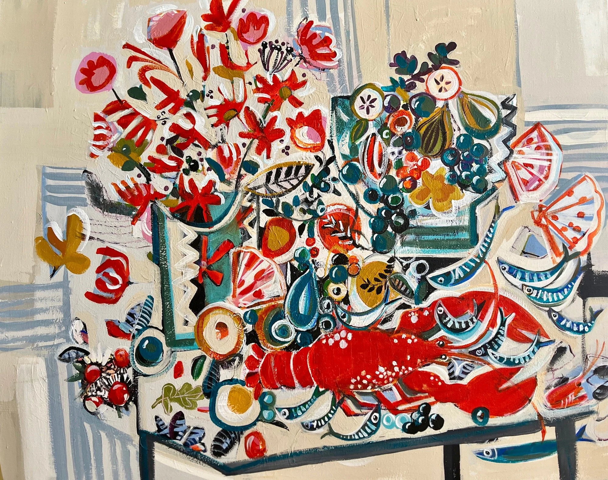 Abundant Table acrylic on canvas 80x100cm .jpg