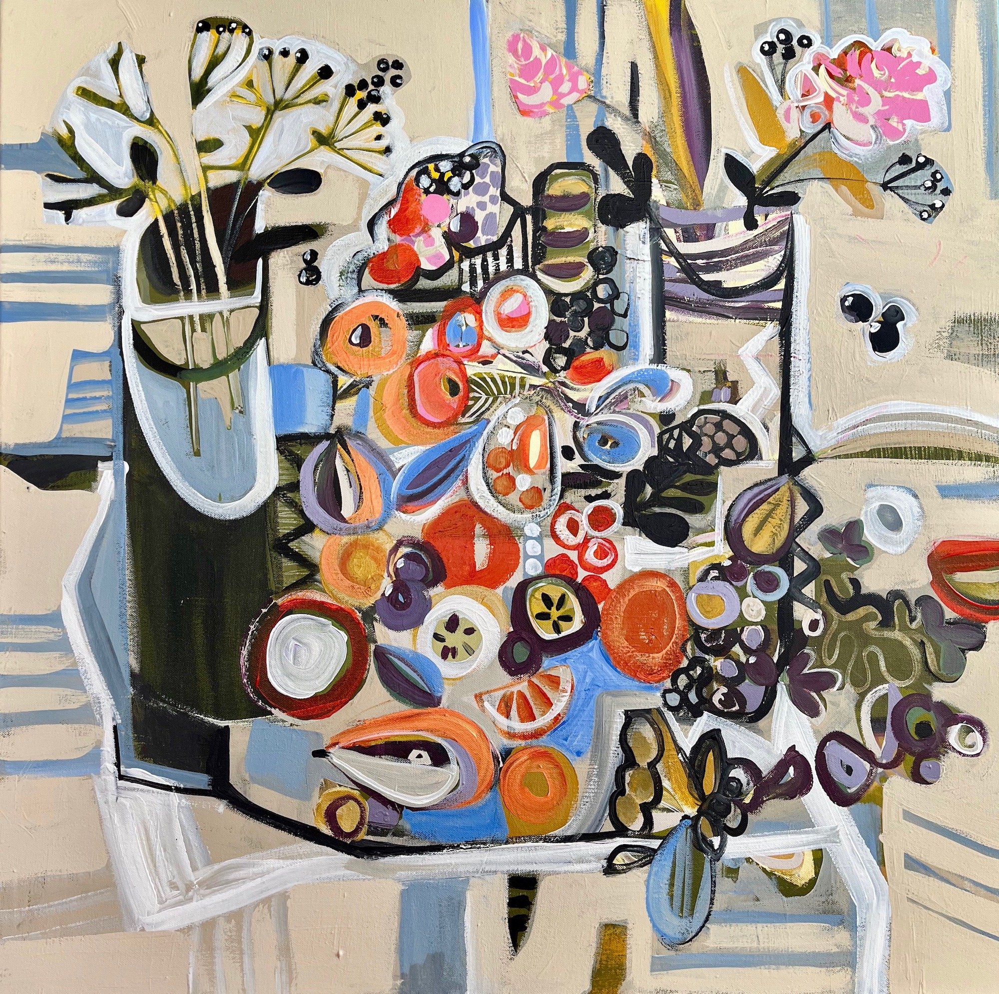 kitchen cacophony acrylic on canvas 80x80cm  copy.jpg