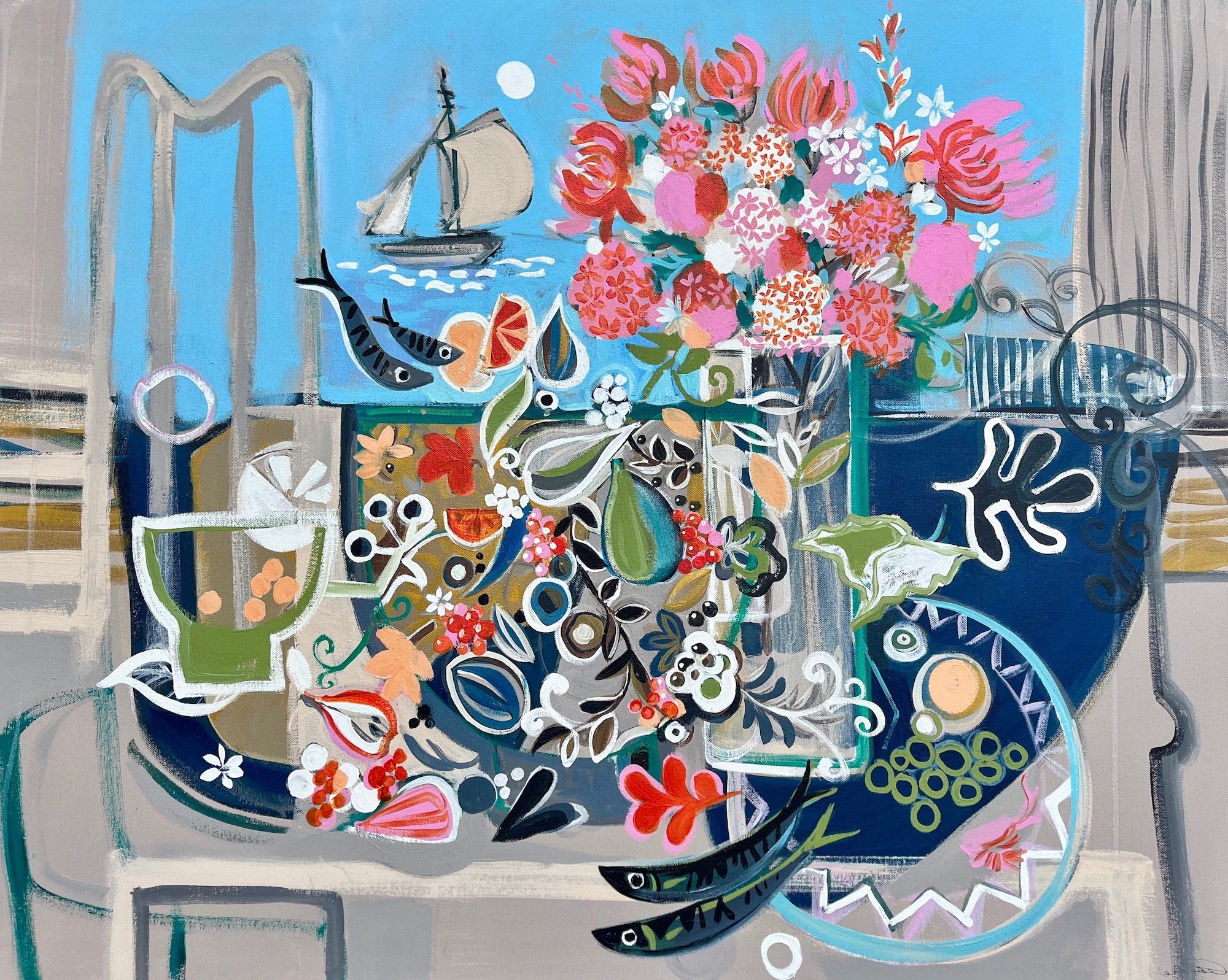 boat passing by acrylic on canvas 80x100cm £3,200.jpg