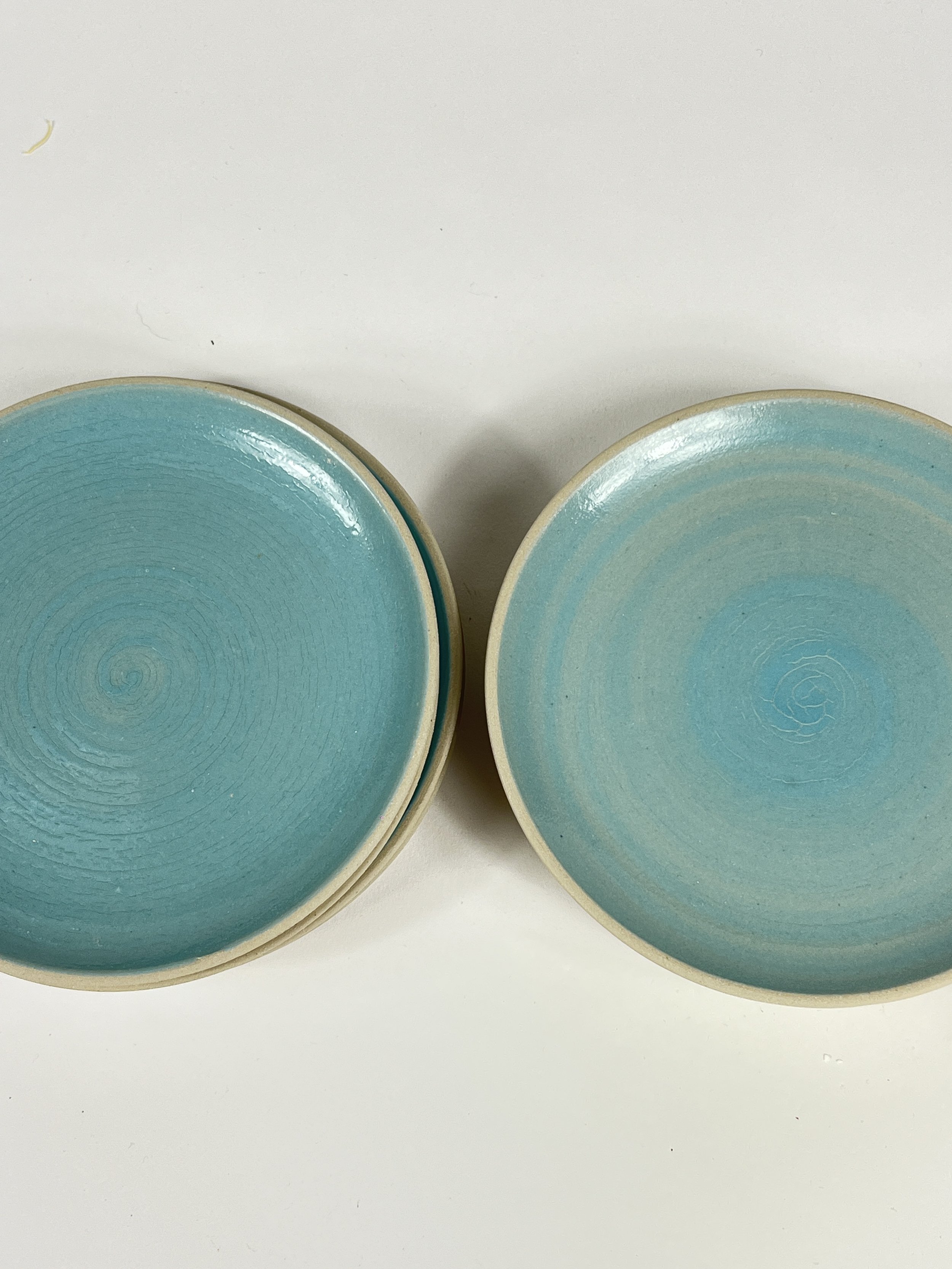 Mini assiette turquoise