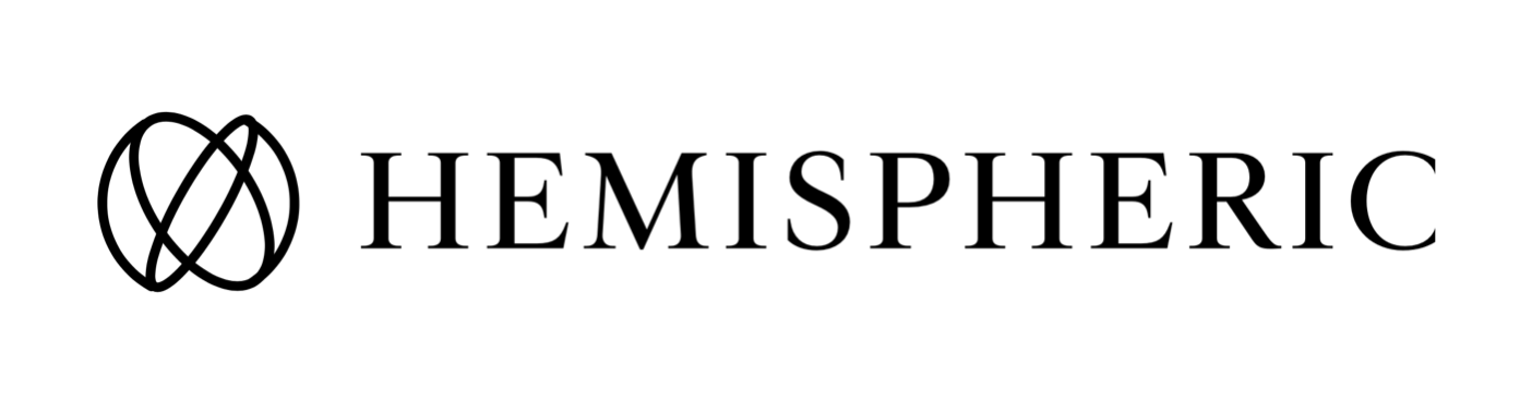 Hemispheric AI was named by naming expert Anthony Shore of Operative Words