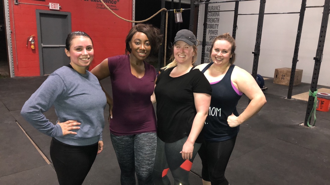 New FFCF Crew members Yesenia, Ashley, Casey and Connie! Congratulations on completing the 6 week beginner class!