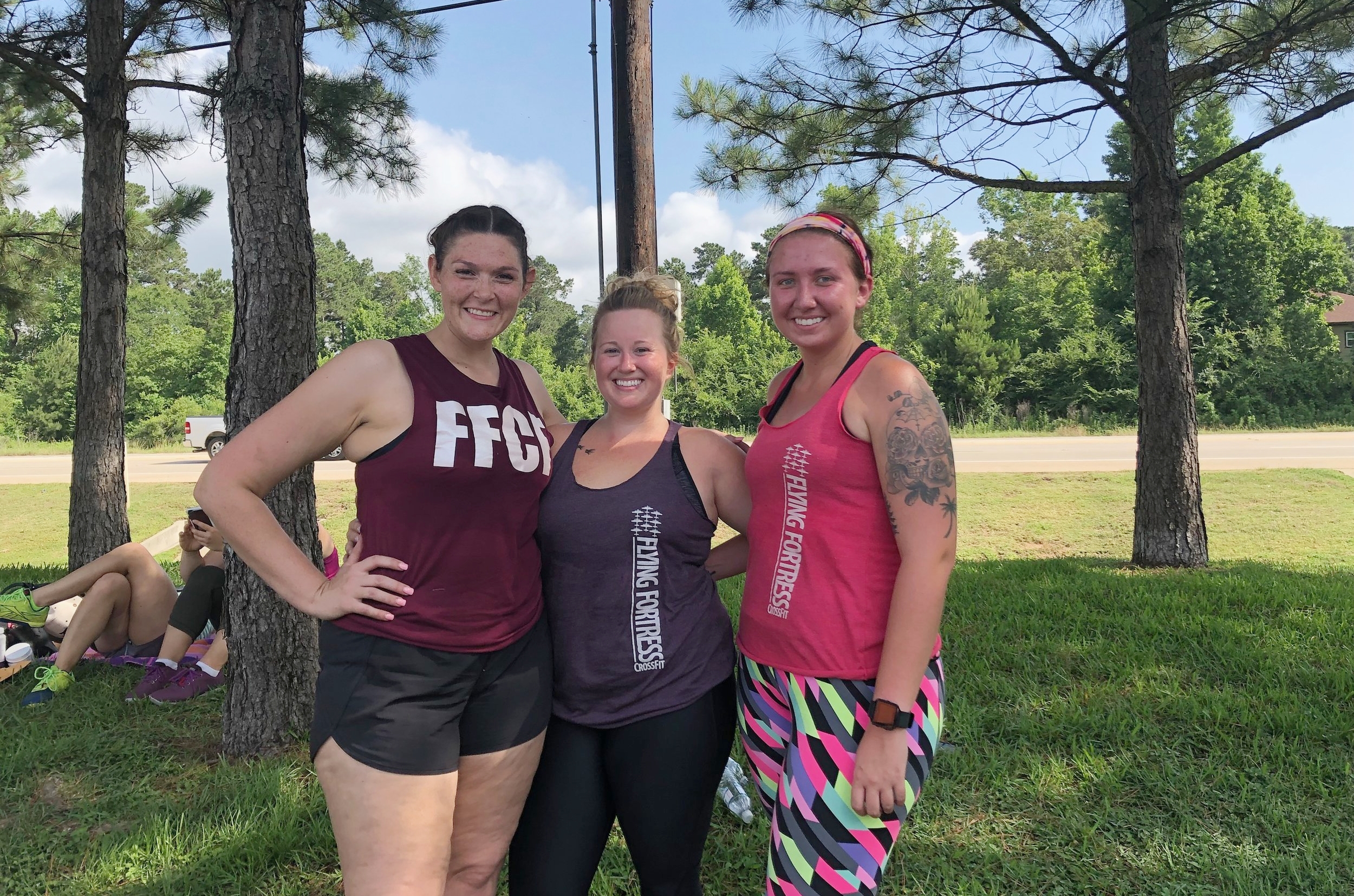 Danielle, Casey &amp; Sydney at the CrossFit Magnolia Competition!!