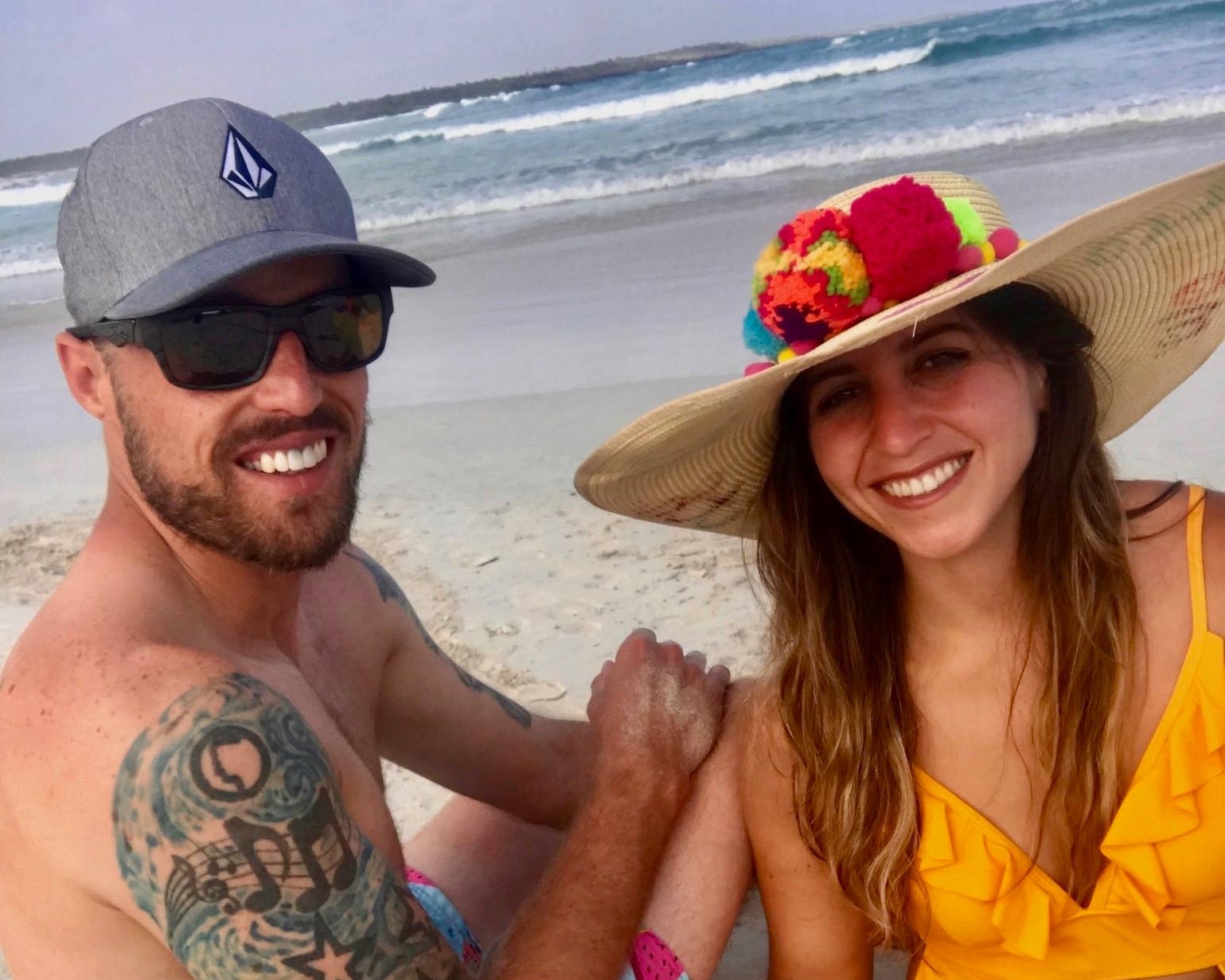 Tim and Jackie on their honeymoon in 2018!