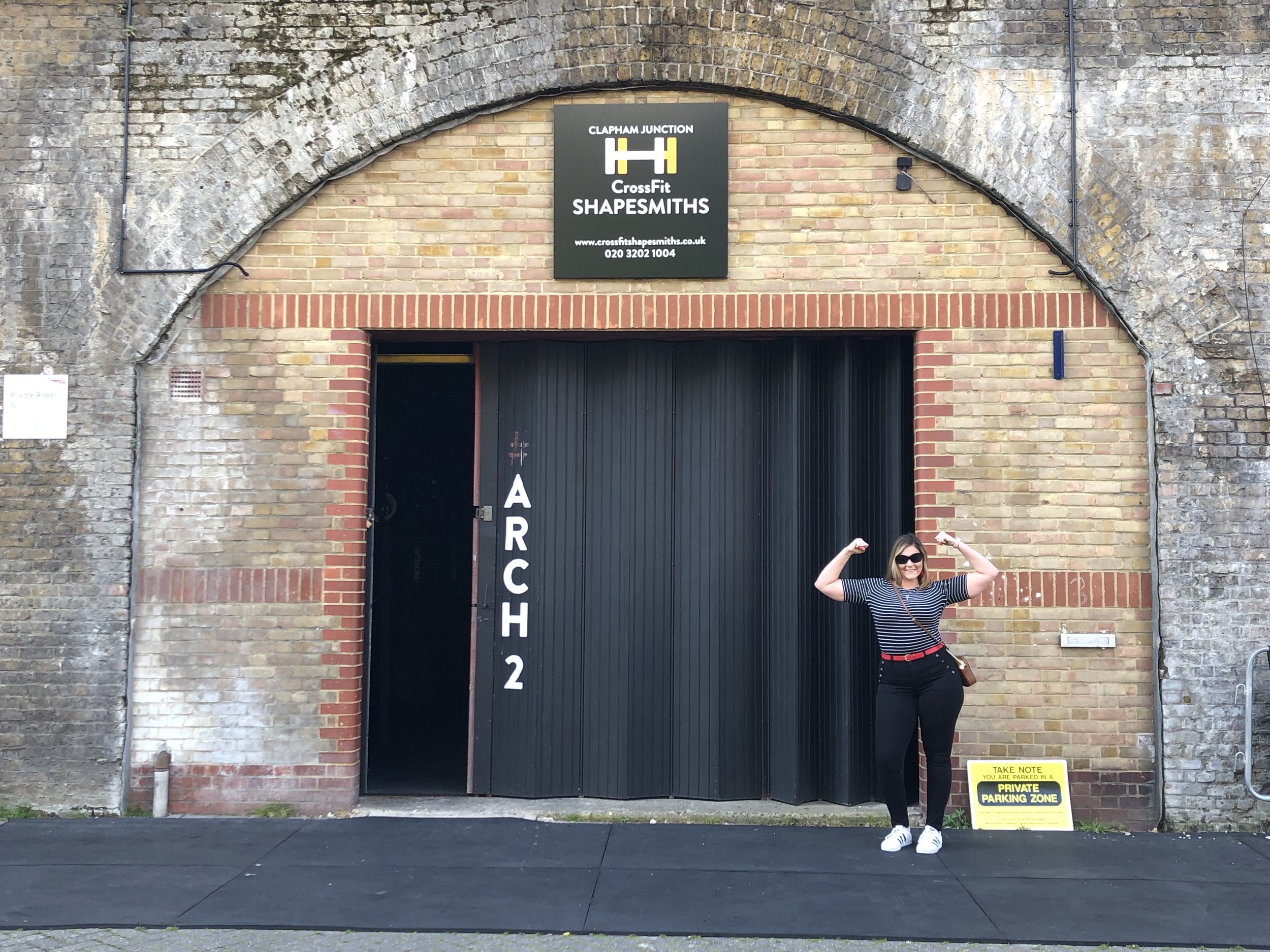 Danielle at CrossFit Shapesmiths in London!