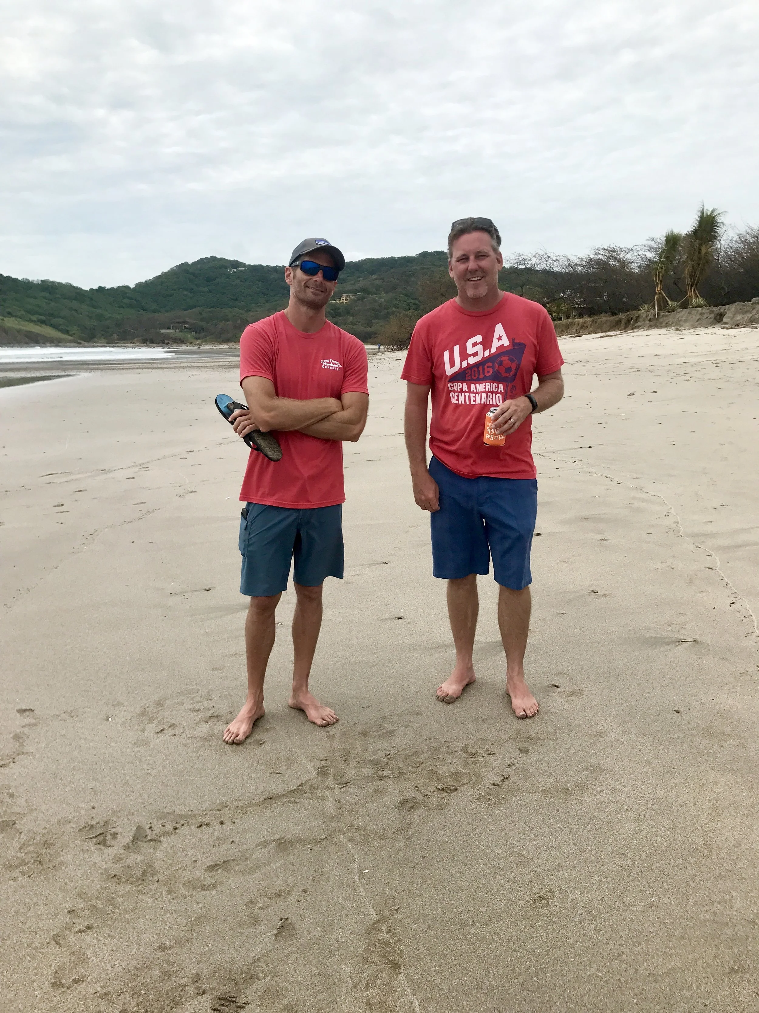 John Paul and Sean in Nicaragua