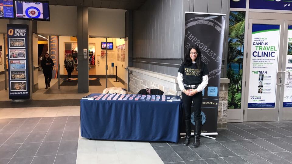 My first event while on placement with Improbable Escapes. Reaching out to the students at Queen's University!