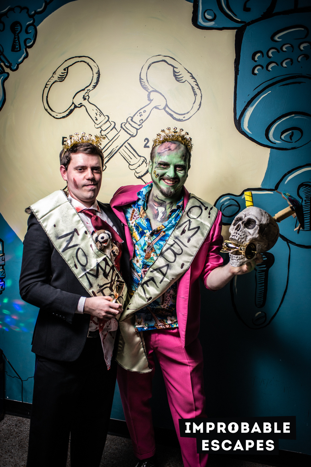 Zom-bae and Zom-boo at Improbable Escapes