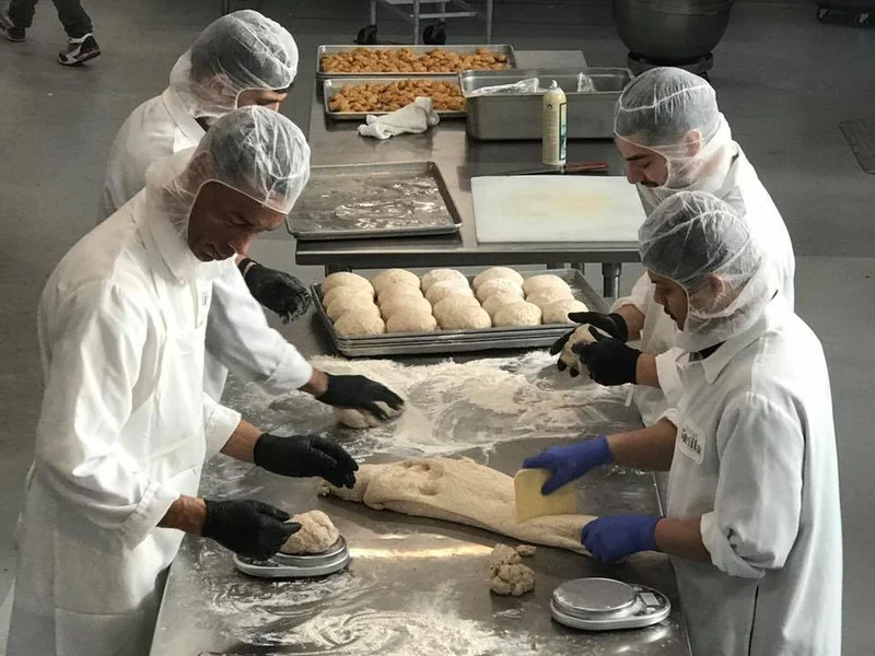 Our cook team hard at work
